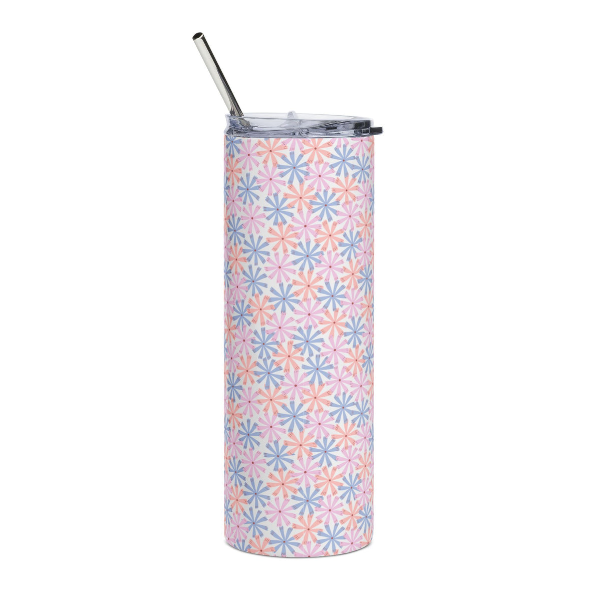 Pastel Modern Daisy 20oz Stainless Tumbler Insulated Travel Cup