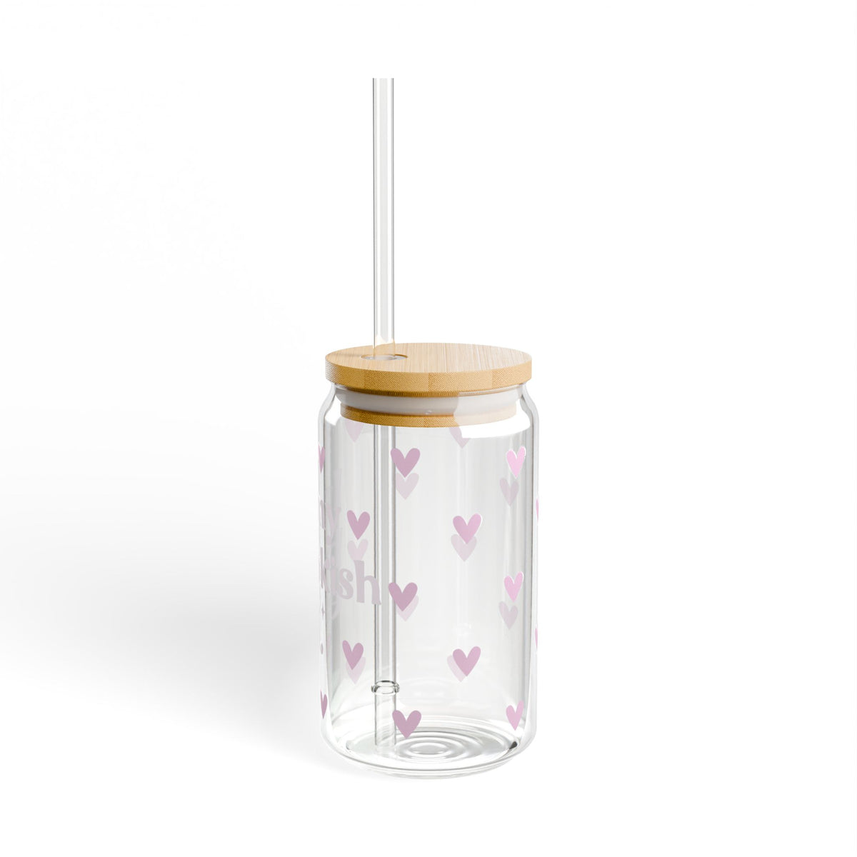In My Bookish Era Tumbler Sipper Glass 16oz — Reusable Drink Jar with Lid & Straw - Sydney So Sweet