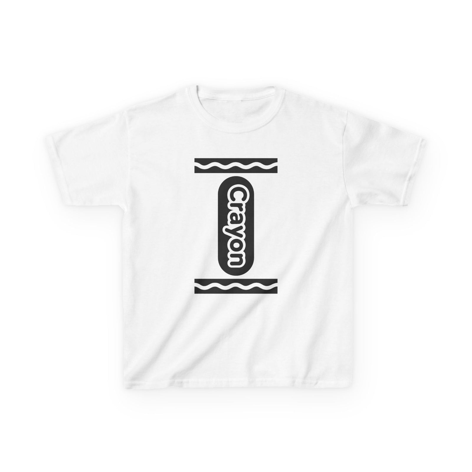 Kids' Crayon Costume Tee Retro Crayon Graphic T-Shirt