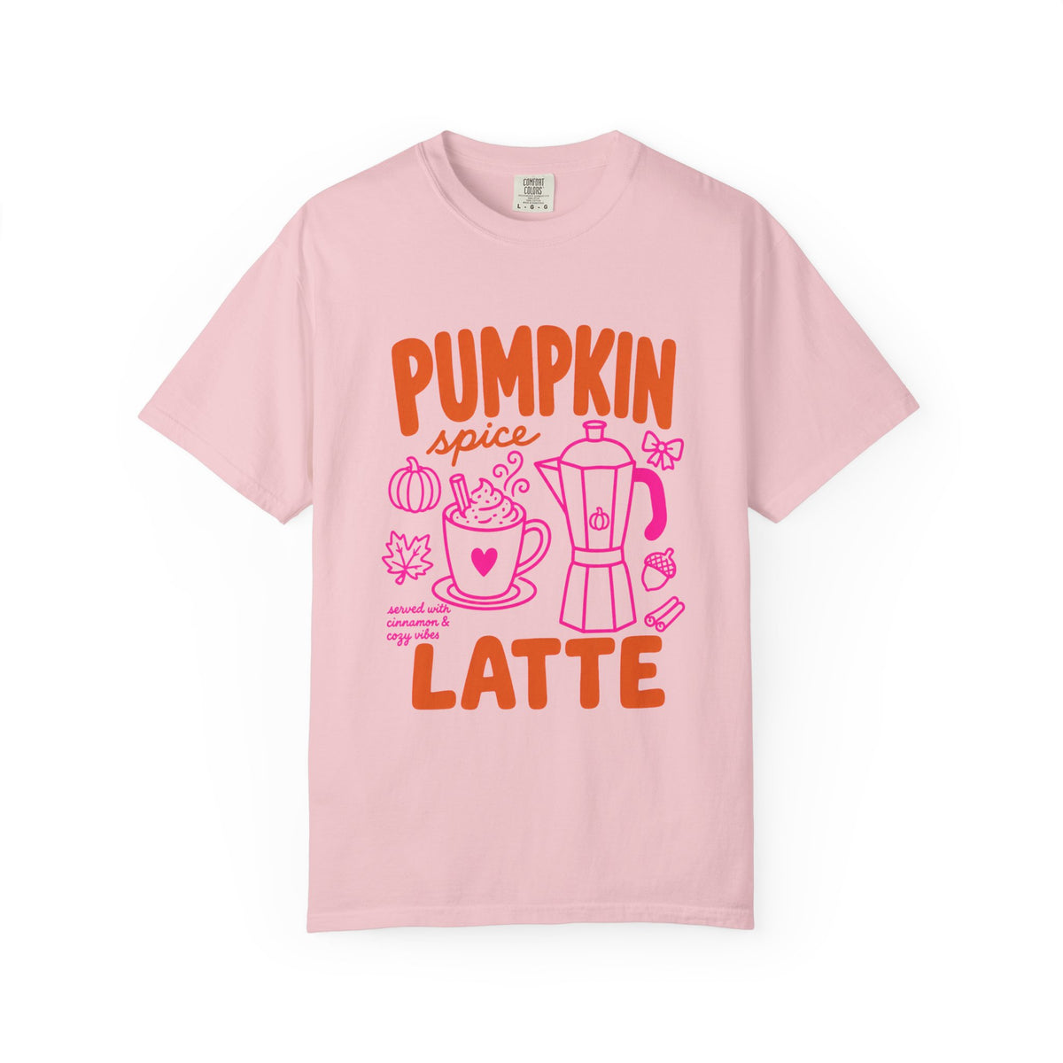 Pumpkin Spice Latte T‑Shirt Retro Fall Coffee Graphic Tee