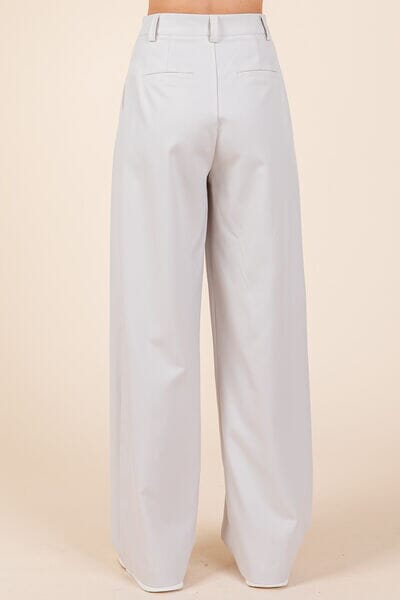 Mittoshop Pintuck Detail High Rise Pants - Sydney So Sweet