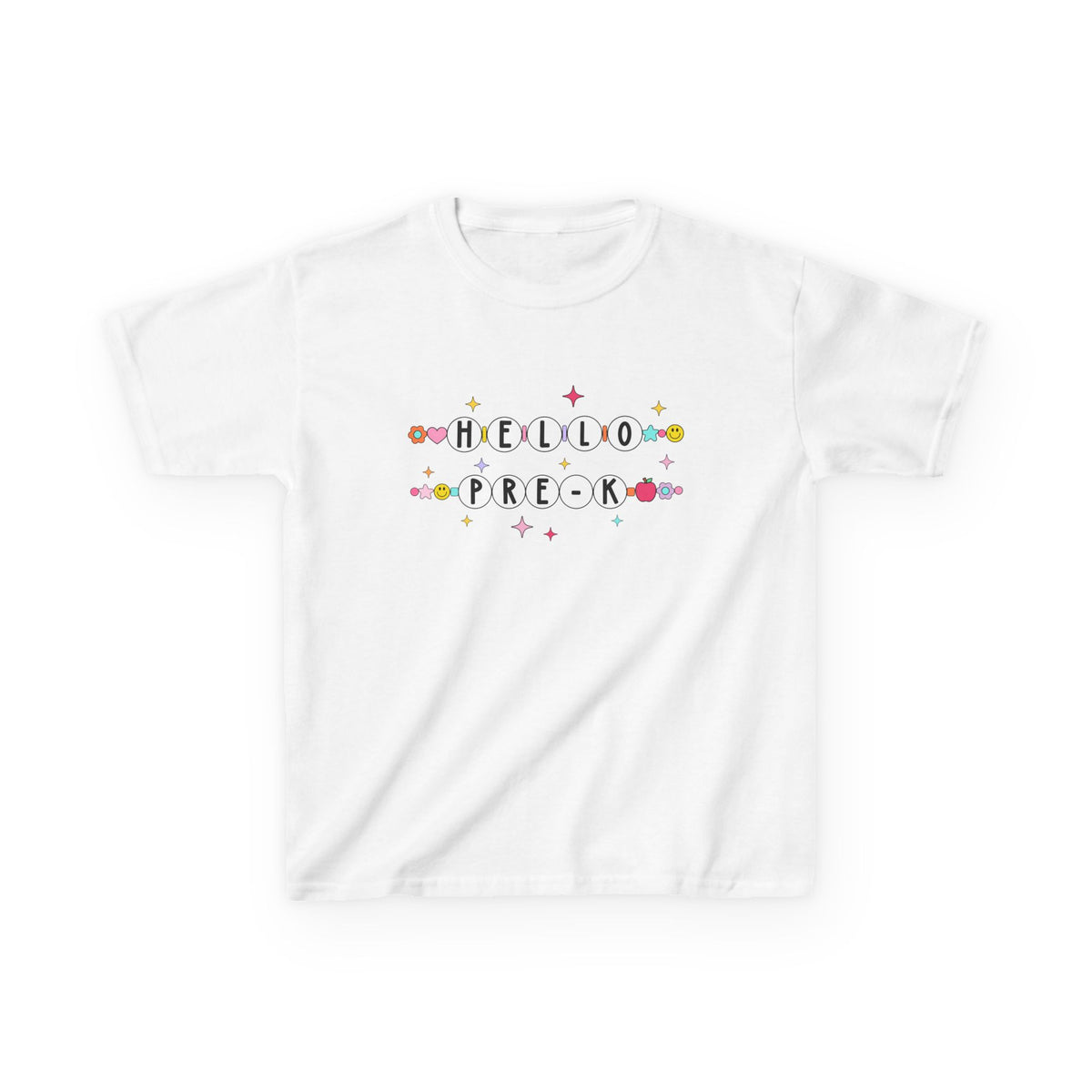 Friendship Bracelets Hello Pre-K Kids Tee Cute Preschool Back to School T-Shirt