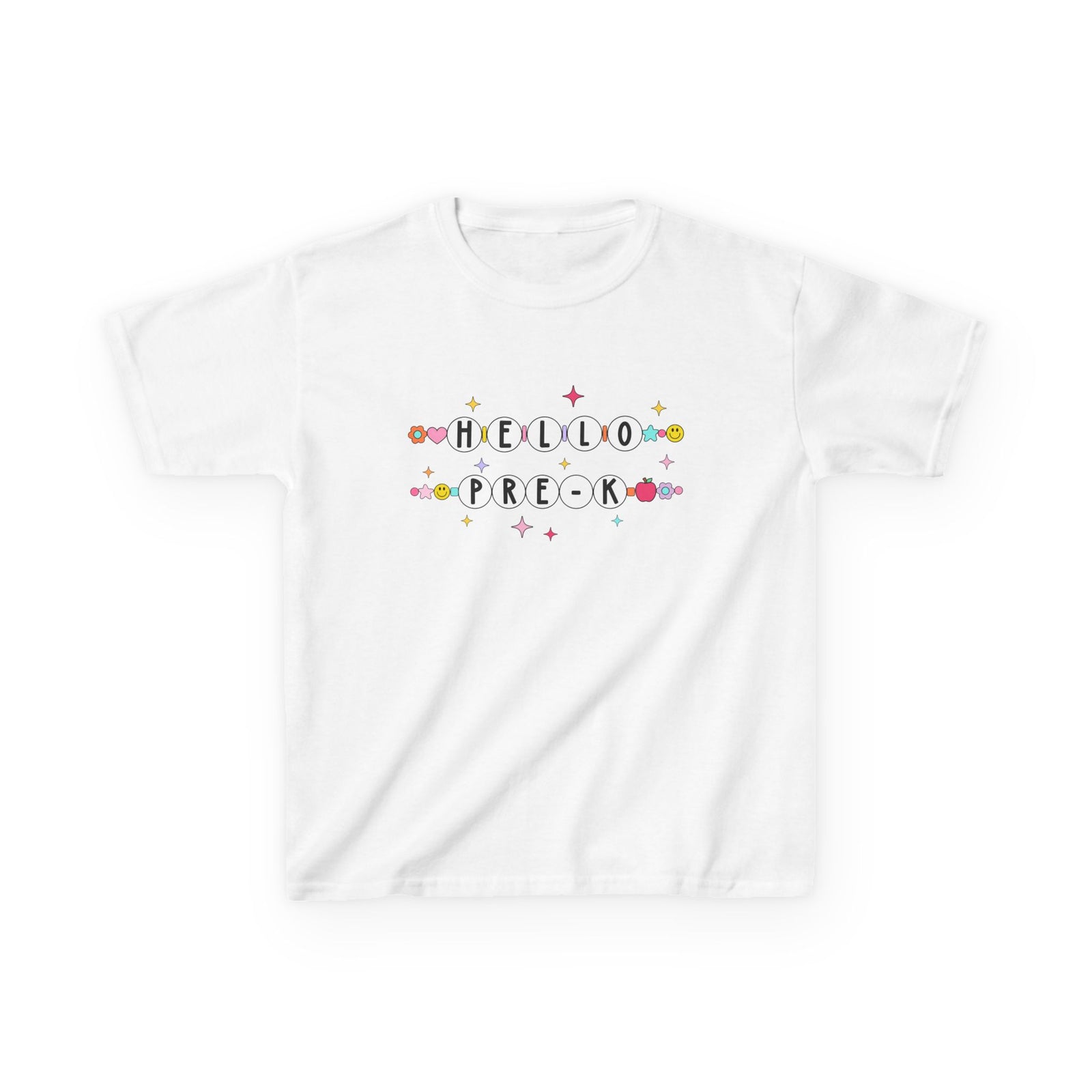 Friendship Bracelets Hello Pre-K Kids Tee Cute Preschool Back to School T-Shirt