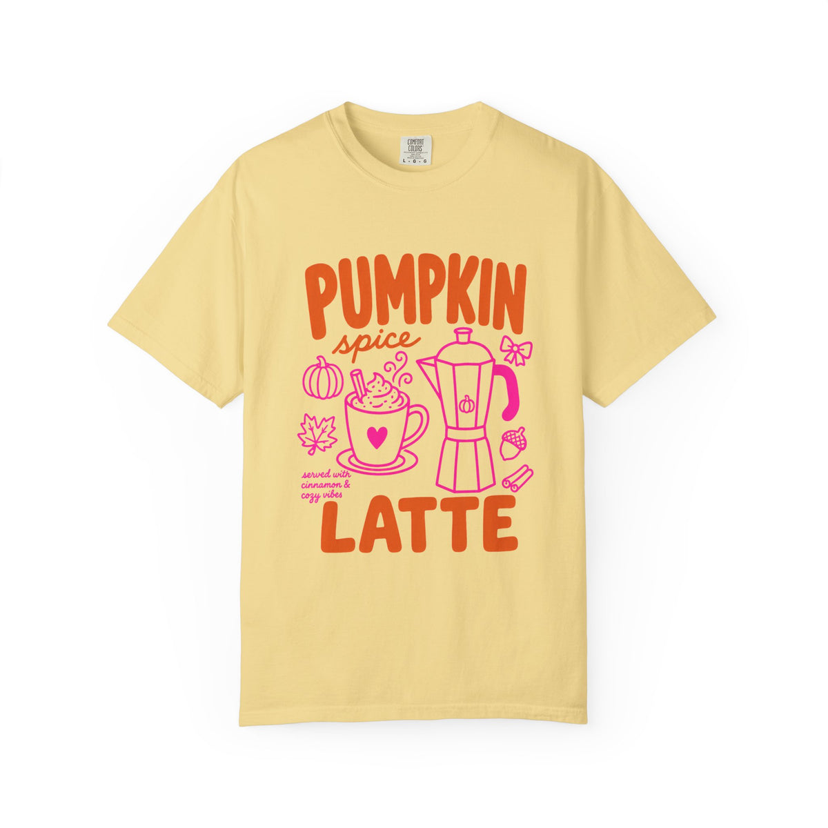 Pumpkin Spice Latte T‑Shirt Retro Fall Coffee Graphic Tee
