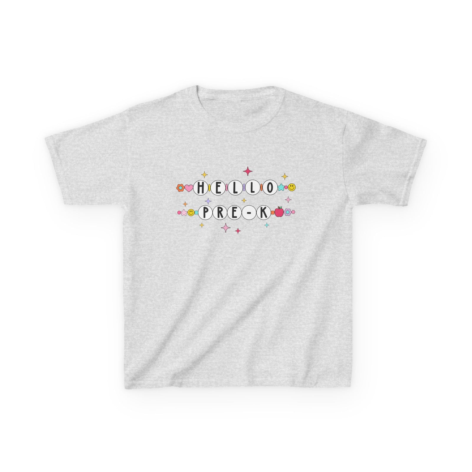 Friendship Bracelets Hello Pre-K Kids Tee Cute Preschool Back to School T-Shirt