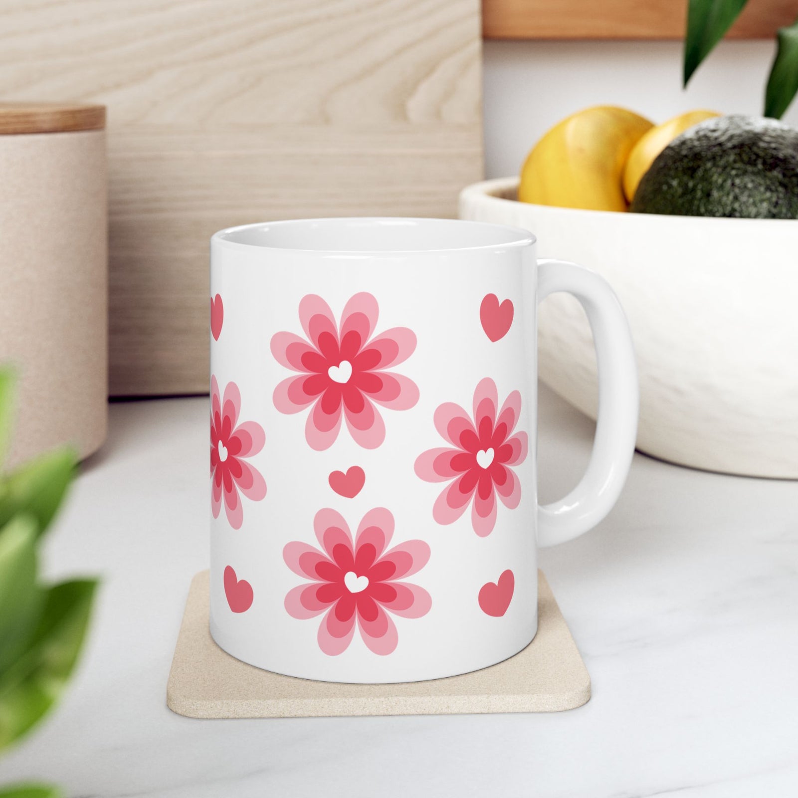 Love Bloom Mug — Cute Valentine’s Day Coffee Cup (11oz & 15oz) - Sydney So Sweet
