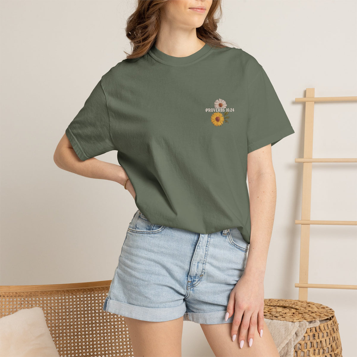 Kind Words are Like Honey T-Shirt Proverbs Bee Floral Tee
