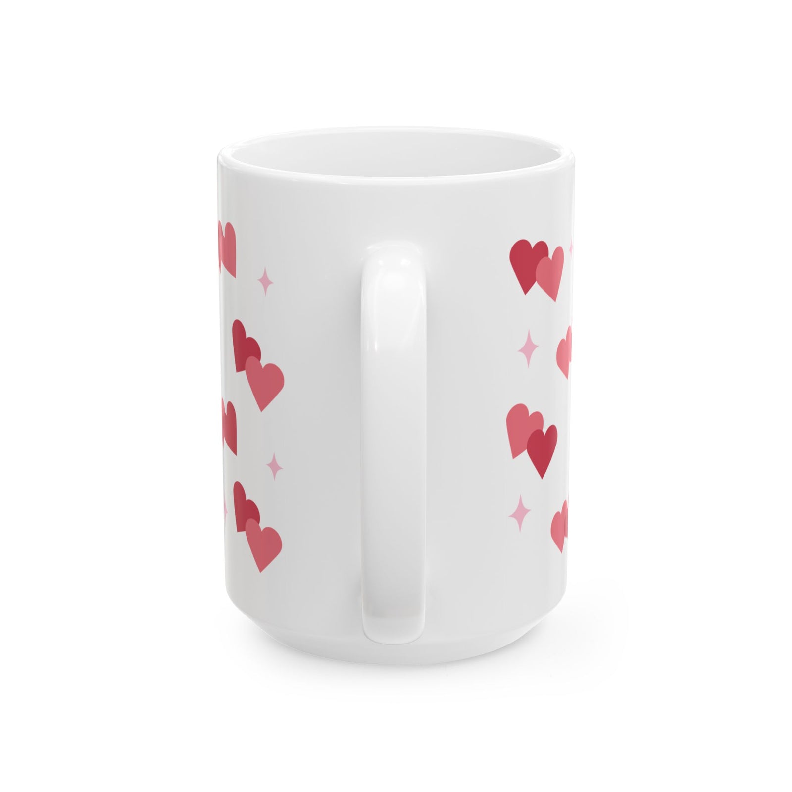 Lovey Dovey Heart Valentine Mug — Cute Valentine’s Day Coffee Cup (11oz & 15oz) - Sydney So Sweet
