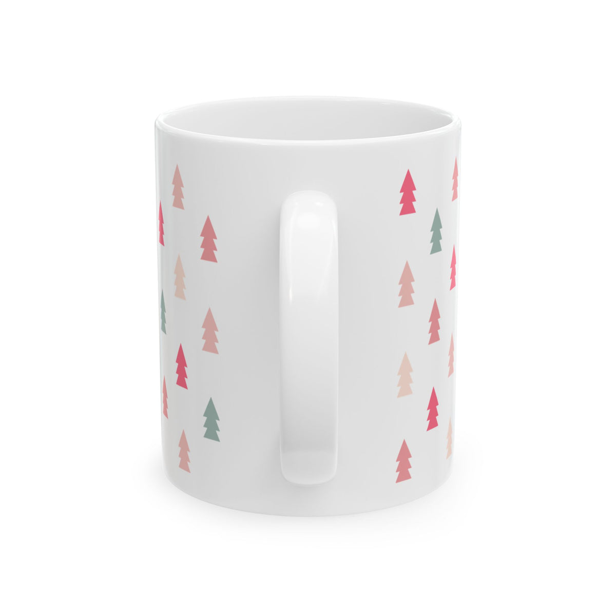 Mini Christmas Trees Ceramic Mug Coffee Cup (11oz & 15oz)