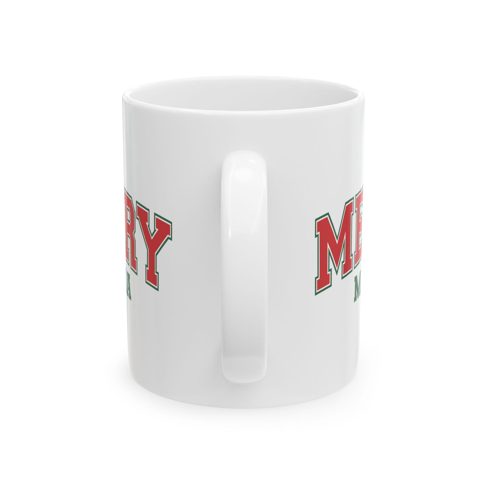 Merry Mama Christmas Mug – Holiday Ceramic Coffee Cup - Sydney So Sweet