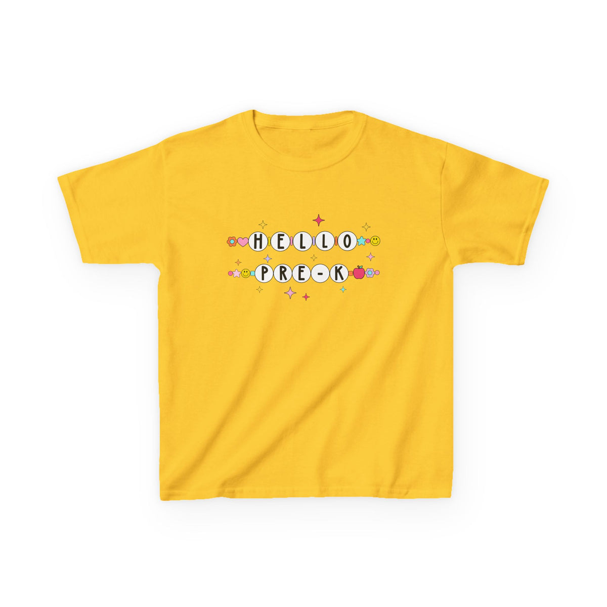 Friendship Bracelets Hello Pre-K Kids Tee Cute Preschool Back to School T-Shirt