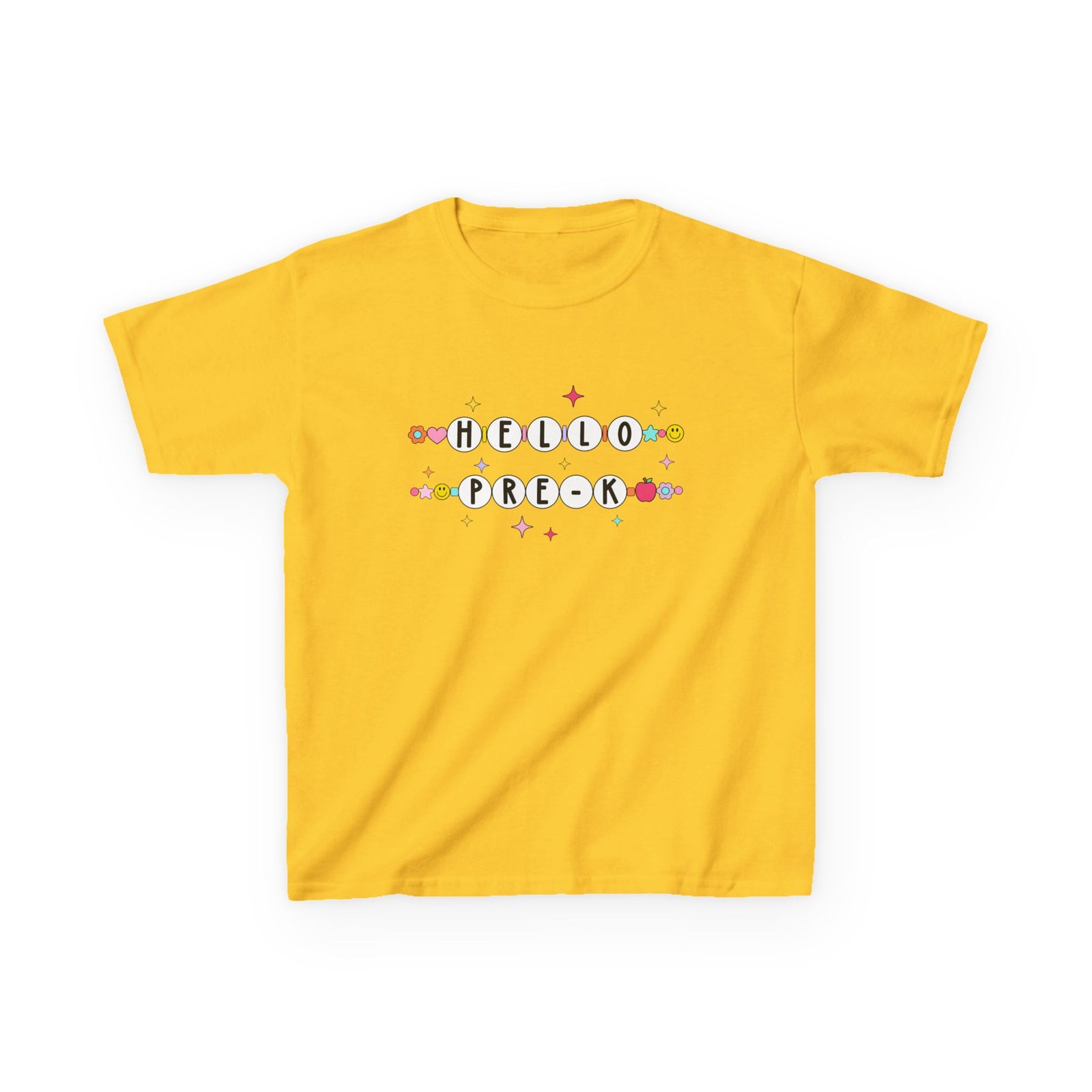 Friendship Bracelets Hello Pre-K Kids Tee Cute Preschool Back to School T-Shirt