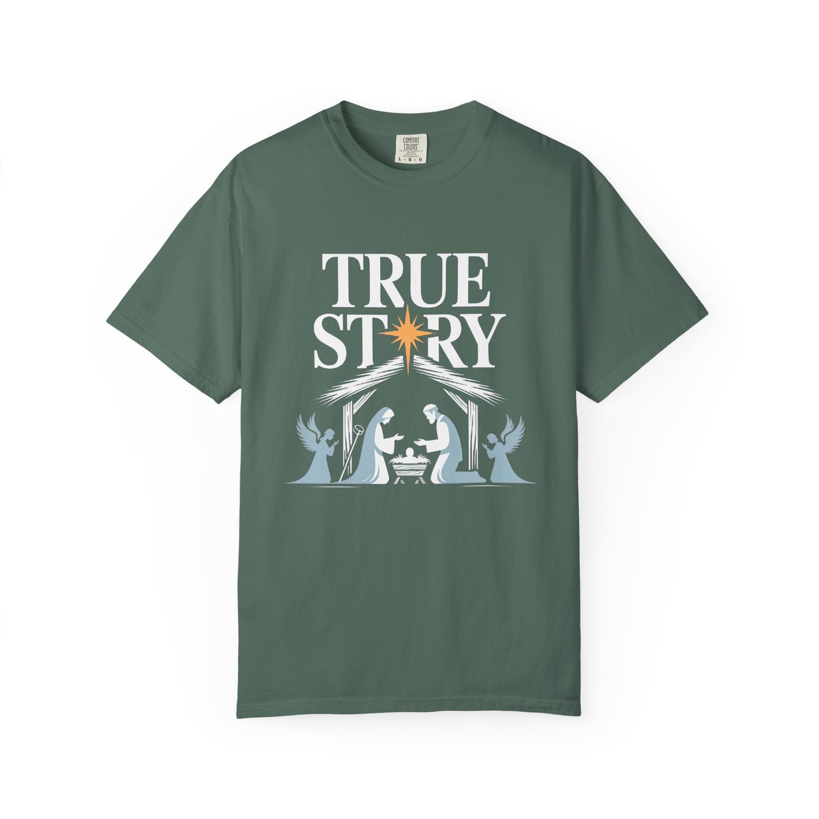 True Story Christmas Nativity Scene T-Shirt Christian Graphic Tee
