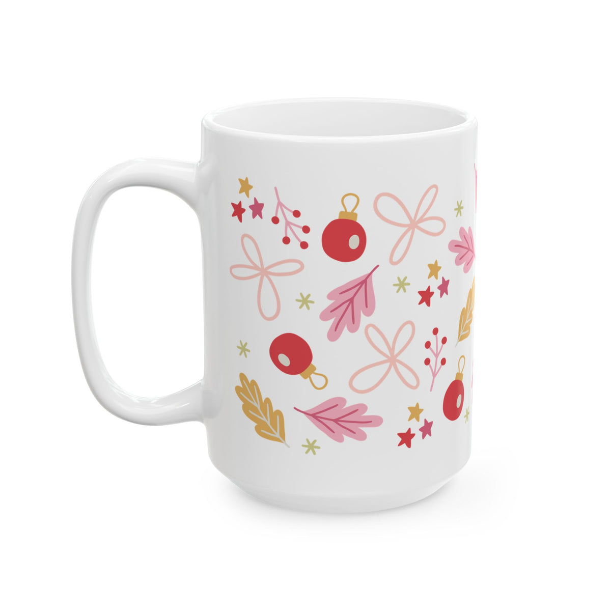Cheerful Christmas Ceramic Mug Coffee Cup (11oz & 15oz)