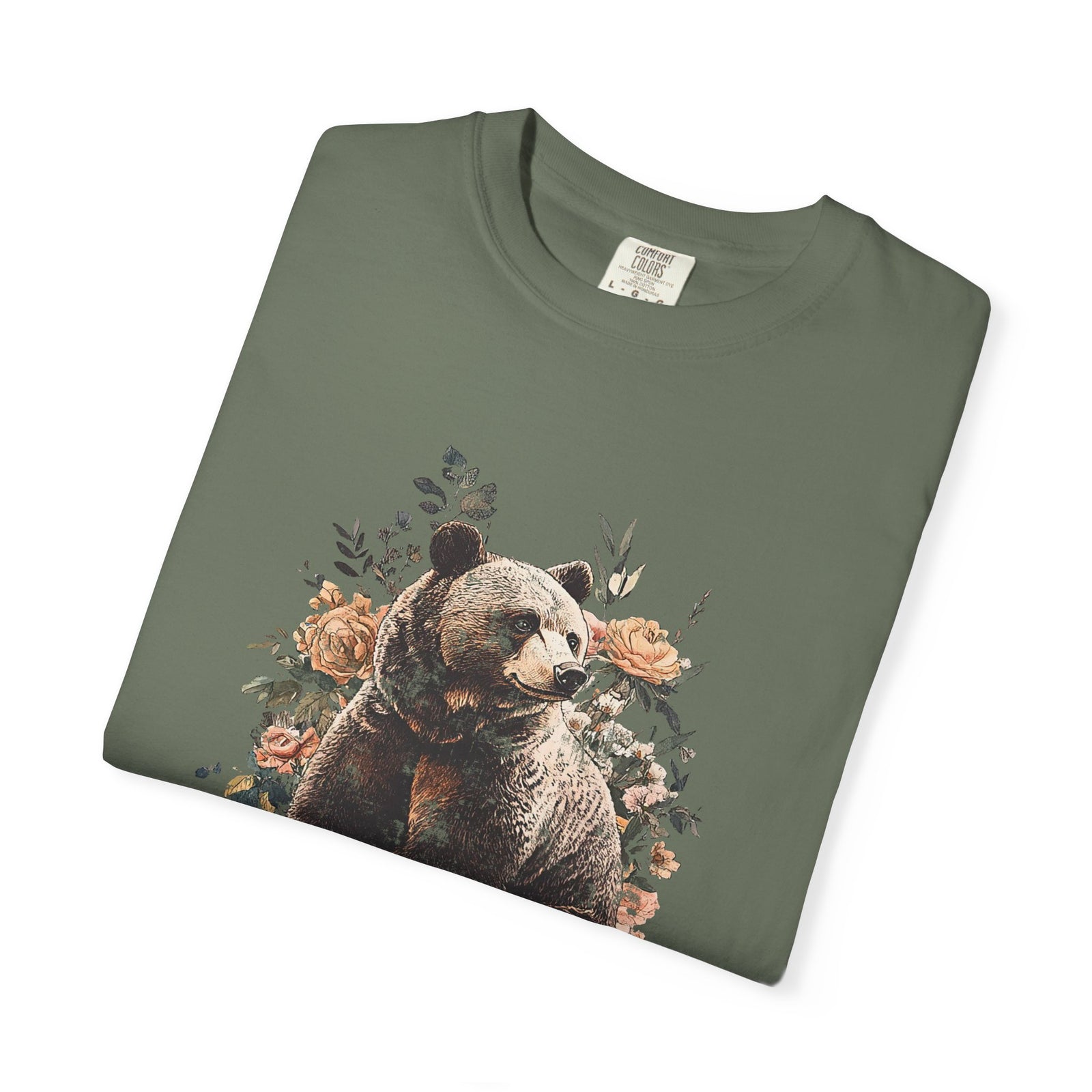 How Great is Thy Faithfulness T-Shirt Grizzly Bear Christian Distressed Tee