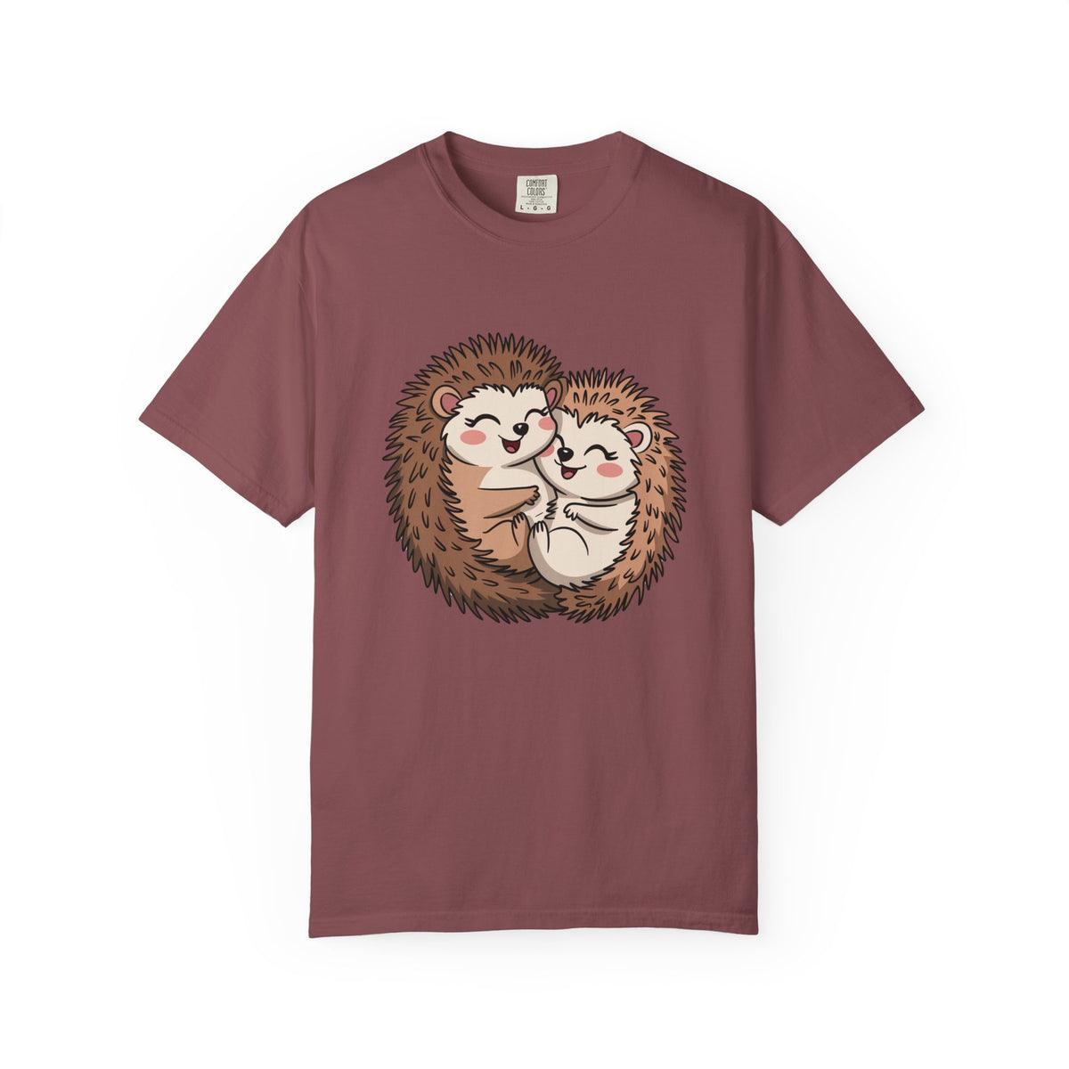 Hedgehog Hug Graphic T-Shirt Unisex Short Sleeve Tee - Sydney So Sweet
