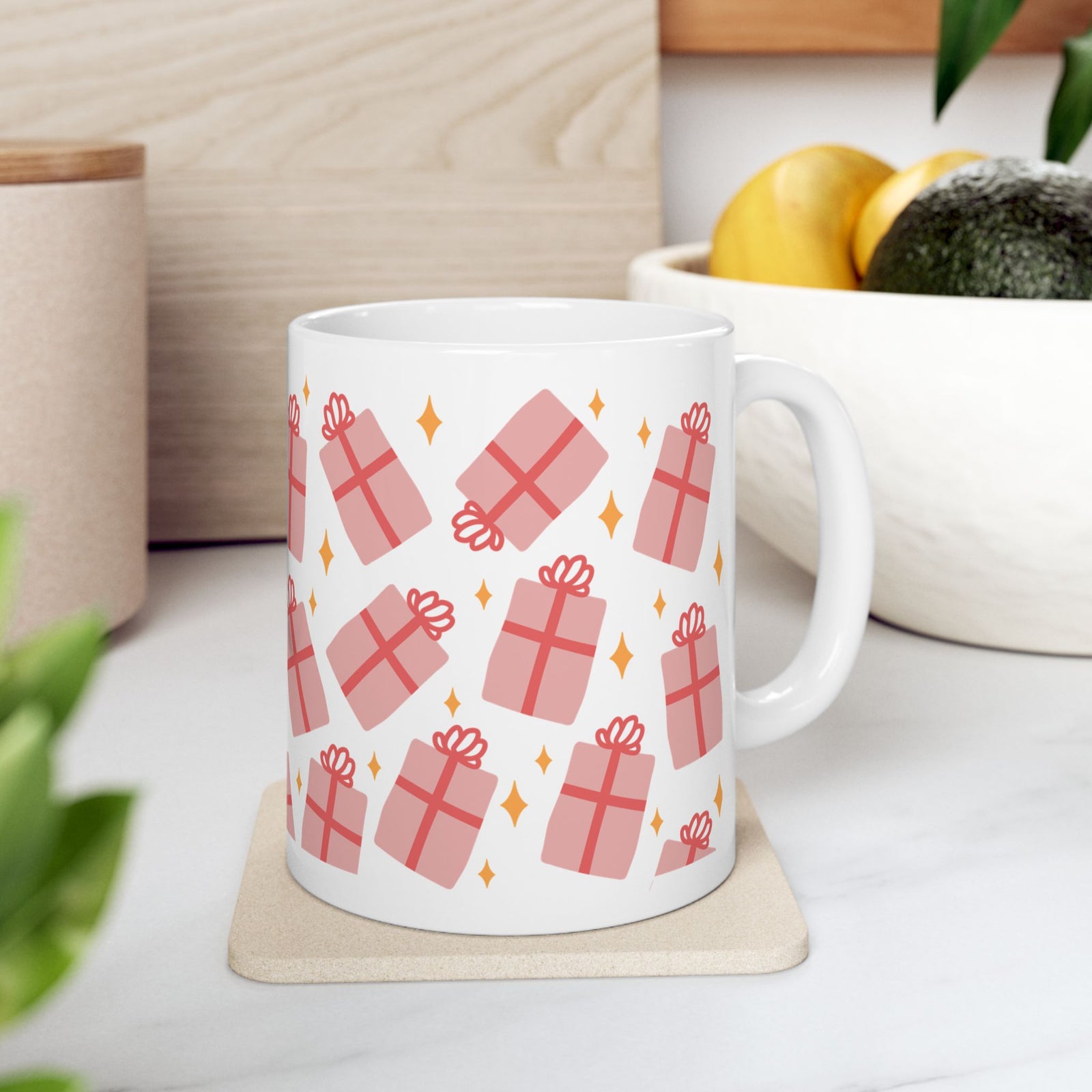 Pretty Christmas Gifts Ceramic Mug Coffee Cup (11oz & 15oz)