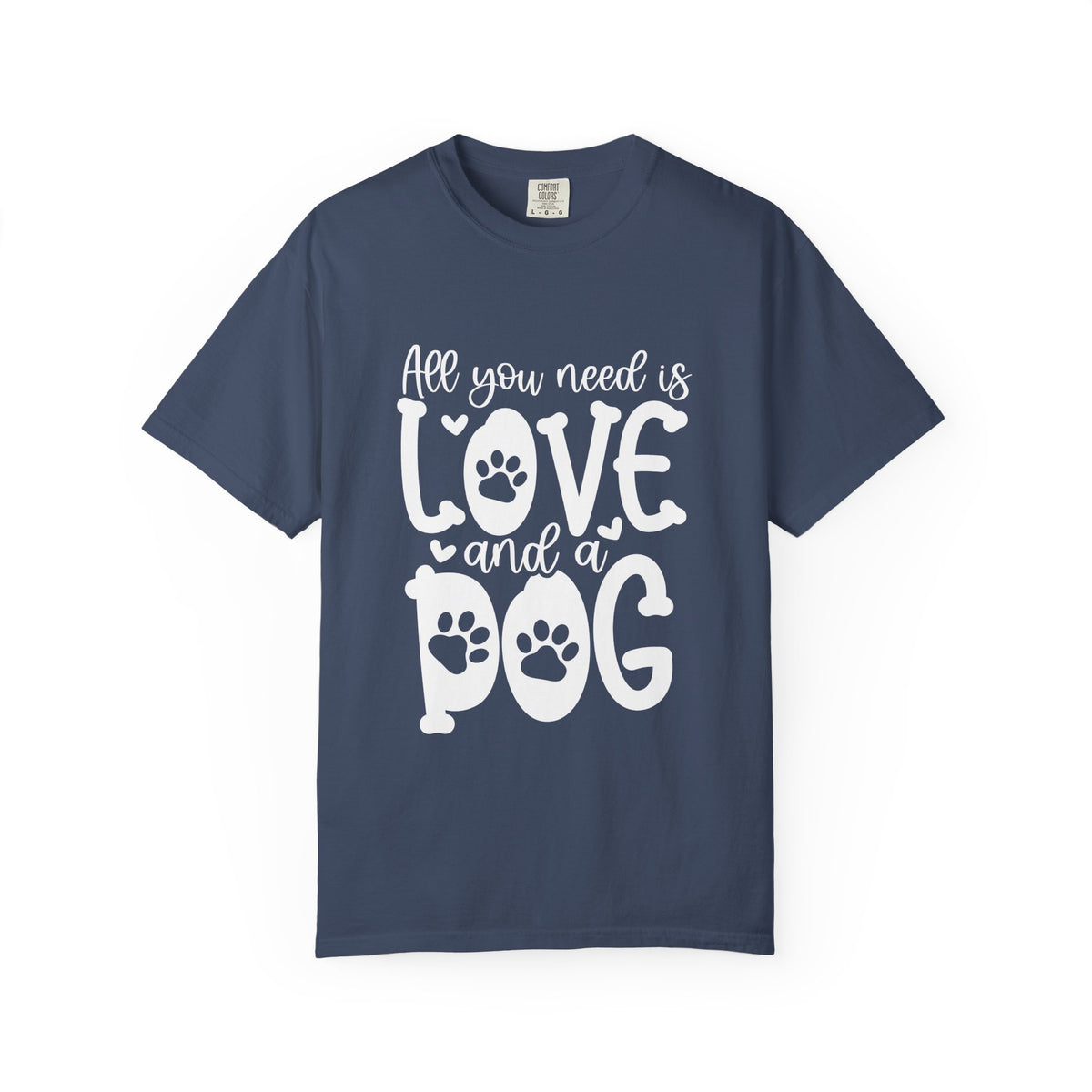 All You Need Is Love and a Dog Mom T-Shirt Cute Graphic Tee