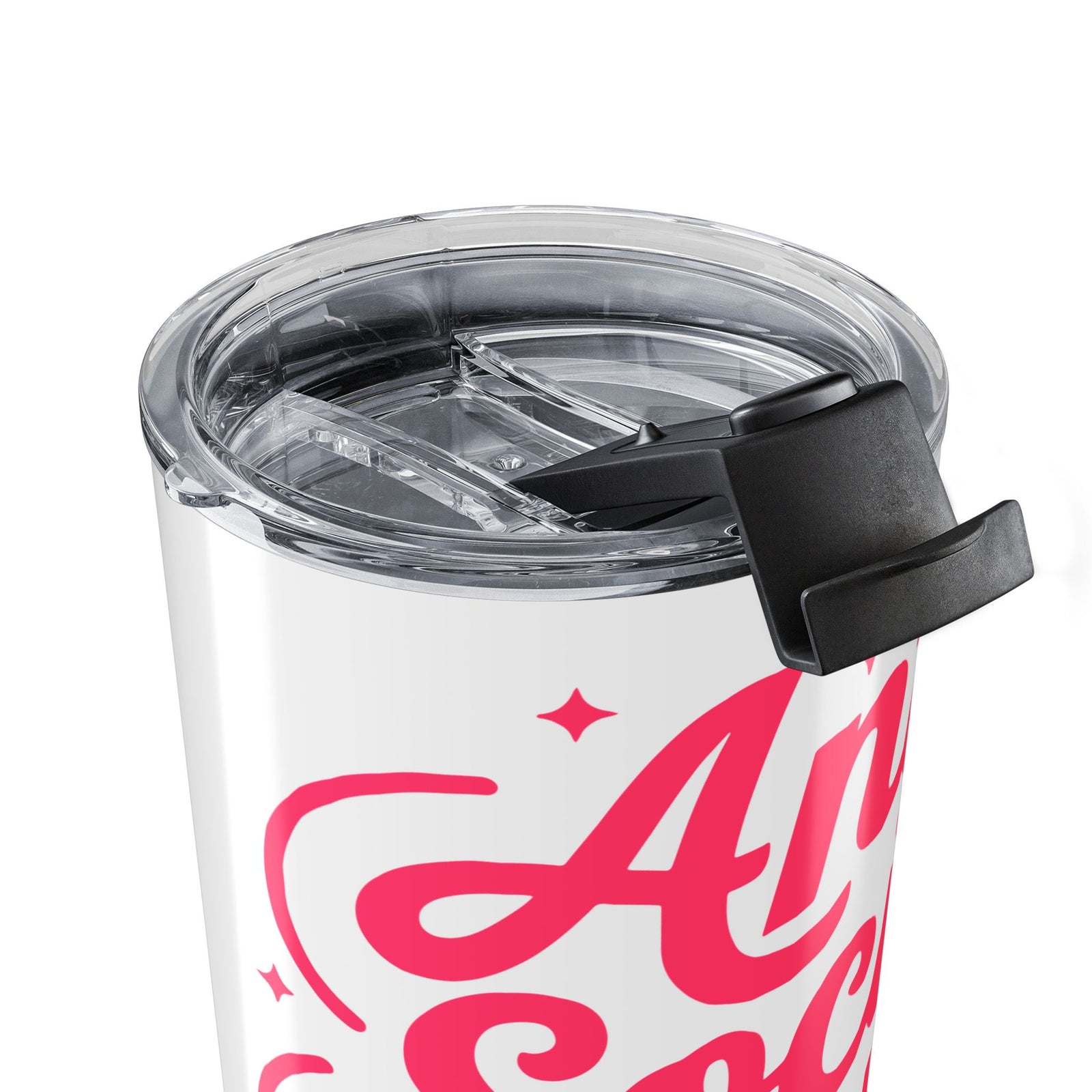 Anti Social Mom Club 20oz Tumbler Pink Script Insulated Travel Cup