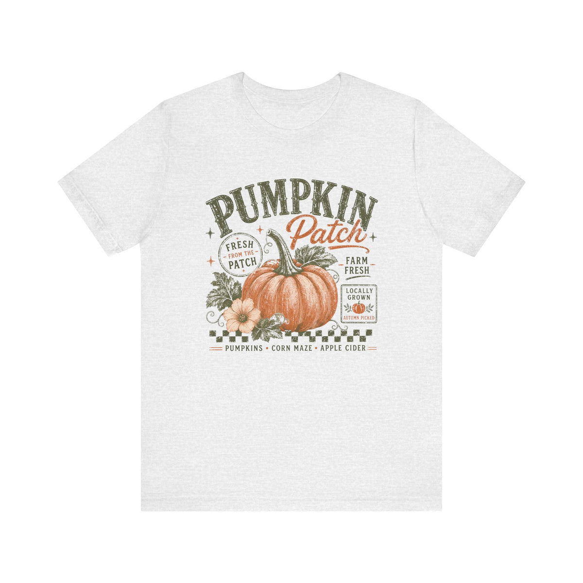 Pumpkin Patch Tee Vintage Fall Harvest Women's Graphic T-Shirt