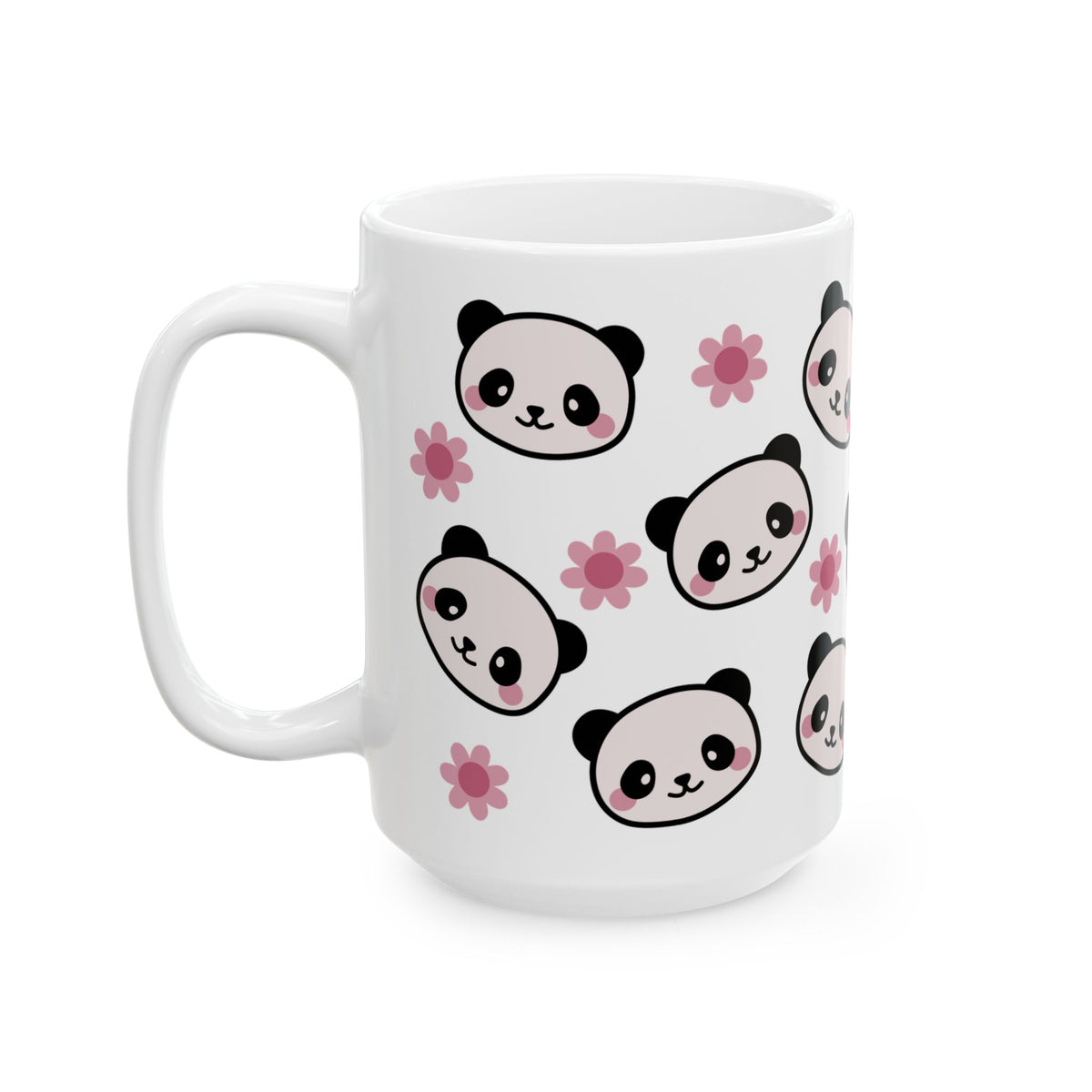 Panda Blossom Cute Kawaii Ceramic Mug Coffee Cup (11oz & 15oz) - Sydney So Sweet