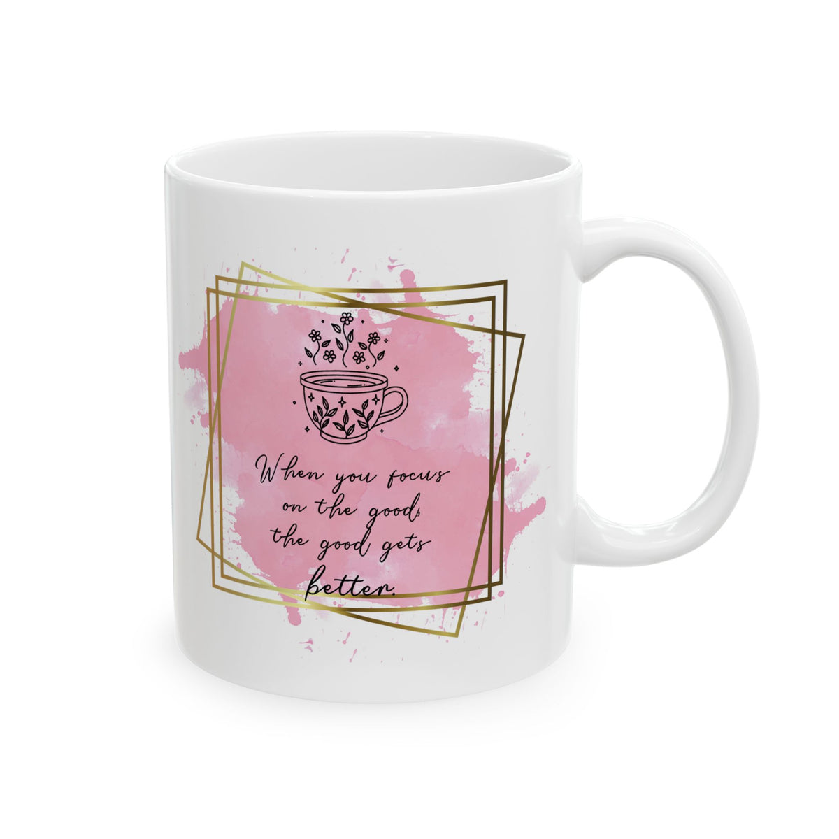 Focus on the Good Inspirational Mug Coffee Cup (11oz & 15oz) - Sydney So Sweet