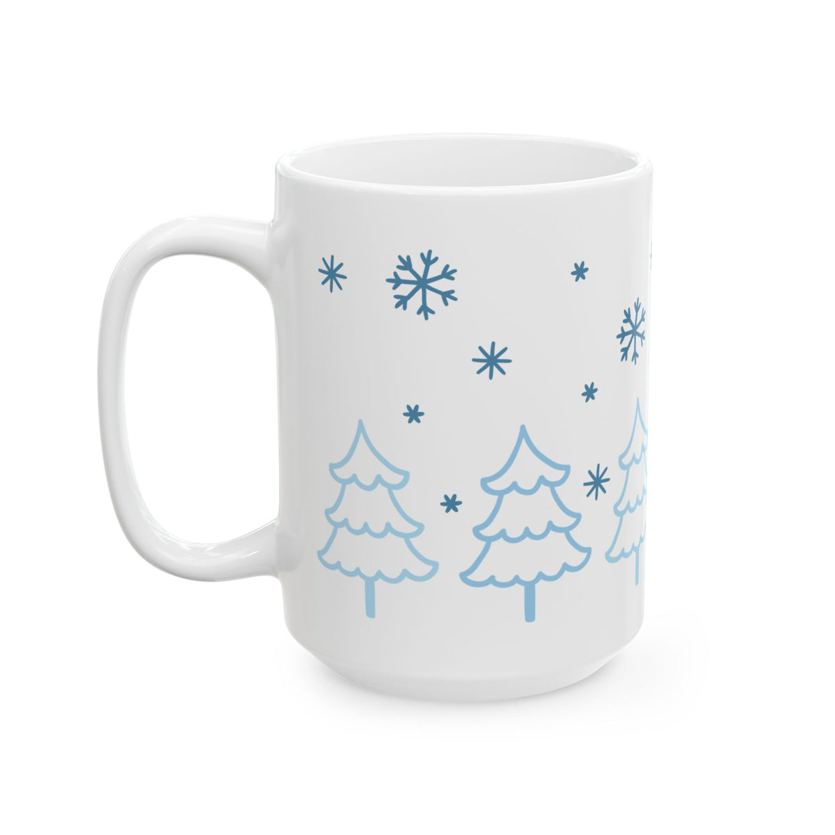 Snow Day Winter Christmas Ceramic Mug Coffee Cup (11oz & 15oz)