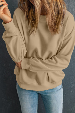 Round Neck Dropped Shoulder Sweatshirt - Sydney So Sweet