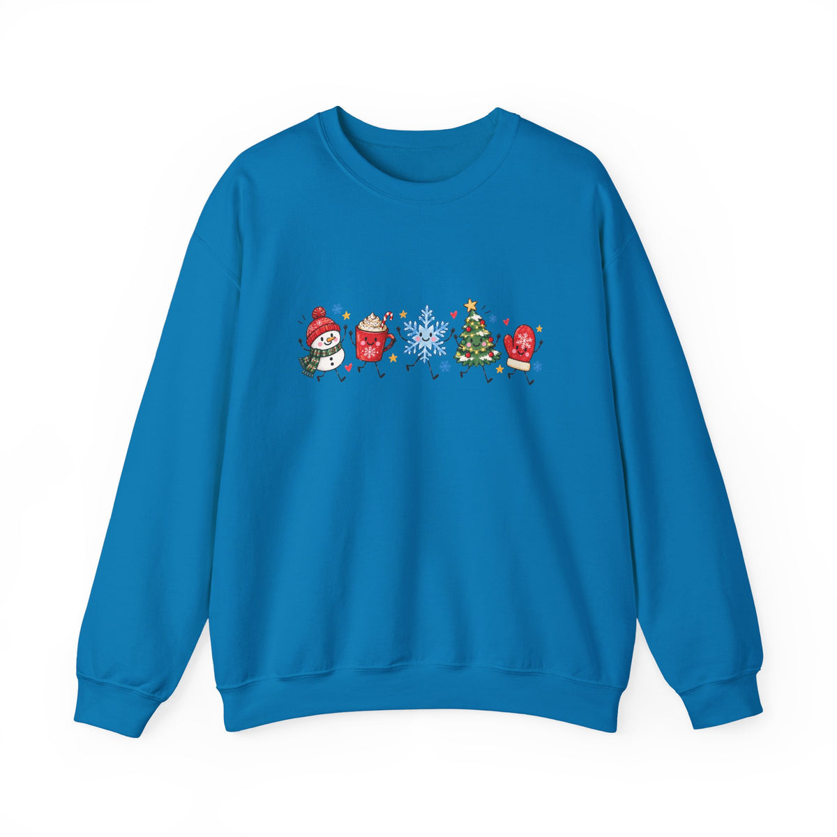 Winter Doodles Christmas Crewneck Women's Sweatshirt