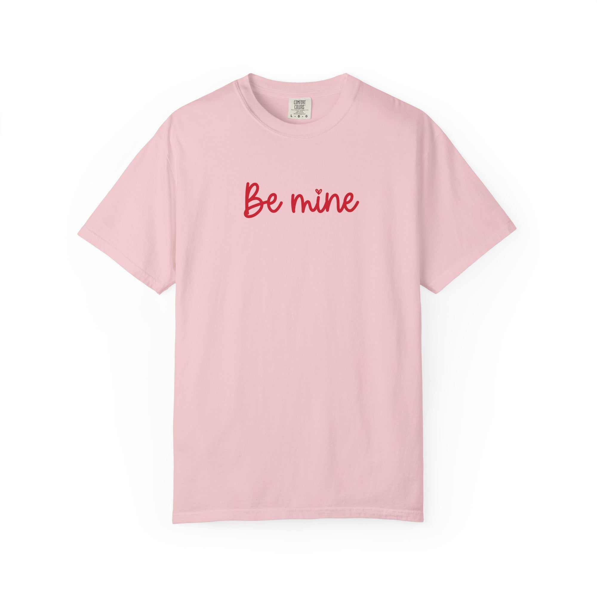 Be Mine Valentine’s Day T-Shirt Women’s – Rainbow Heart Graphic Tee, Short Sleeve Cotton Blend Top, Cute Casual Gift For Girlfriend, Wife, Sister Or Friend - View #4