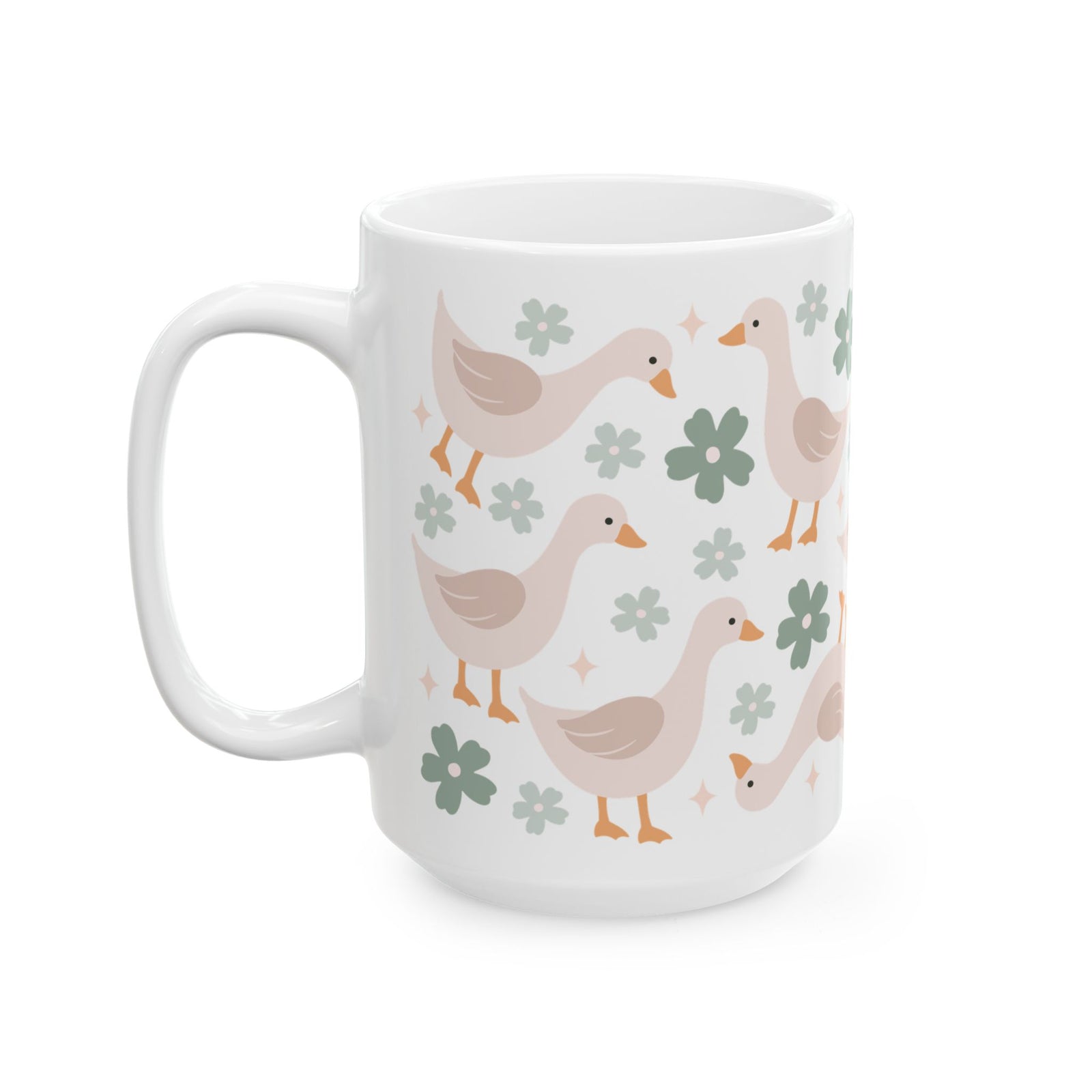 Duck Duck Cute Ceramic Mug Coffee Cup (11oz & 15oz) - Sydney So Sweet