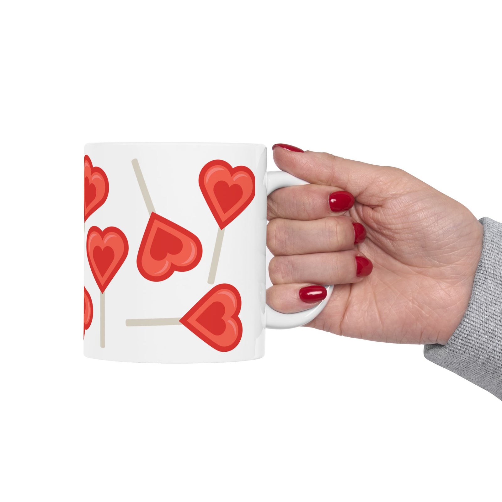Heart Sucker for You Mug — Cute Valentine’s Day Coffee Cup (11oz & 15oz) - Sydney So Sweet