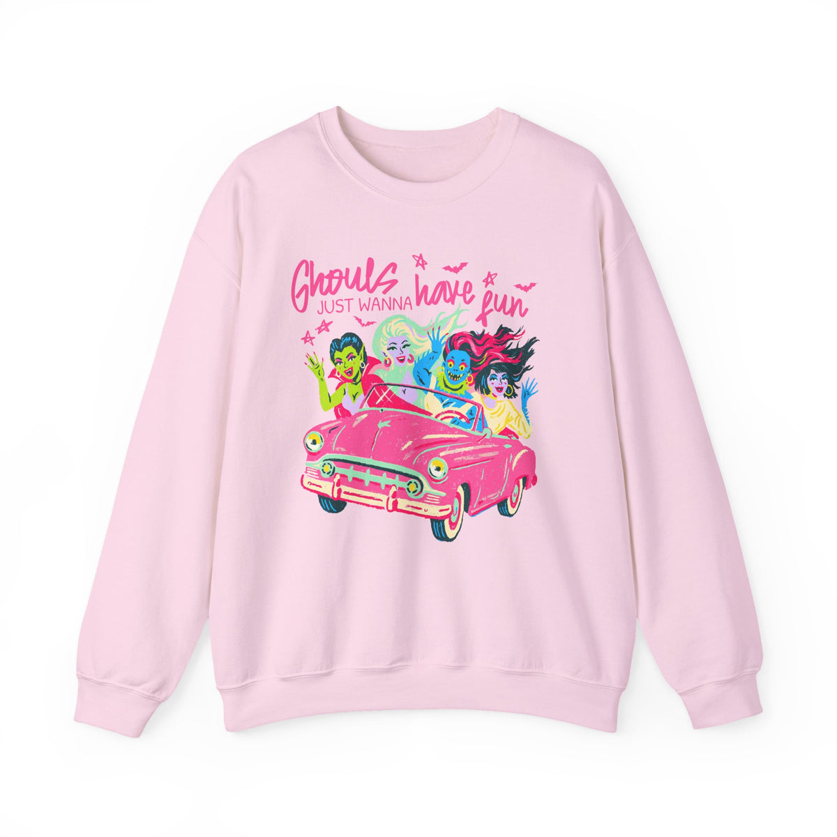 Ghouls Just Wanna Have Fun Halloween Monsters Sweatshirt Fun Graphic Tee Pullover
