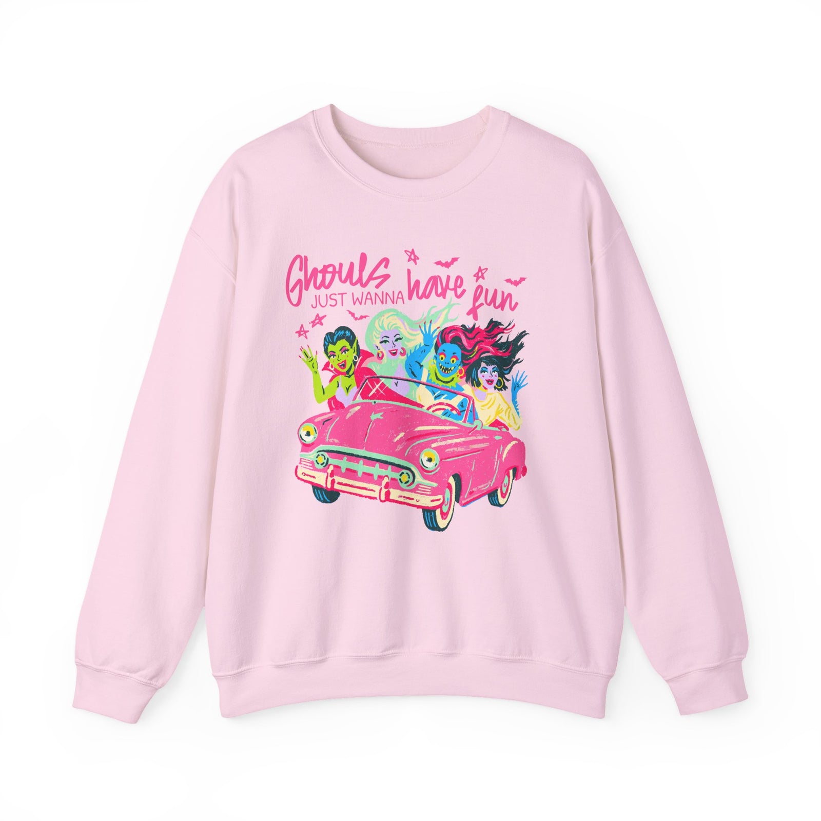 Ghouls Just Wanna Have Fun Halloween Monsters Sweatshirt Fun Graphic Tee Pullover