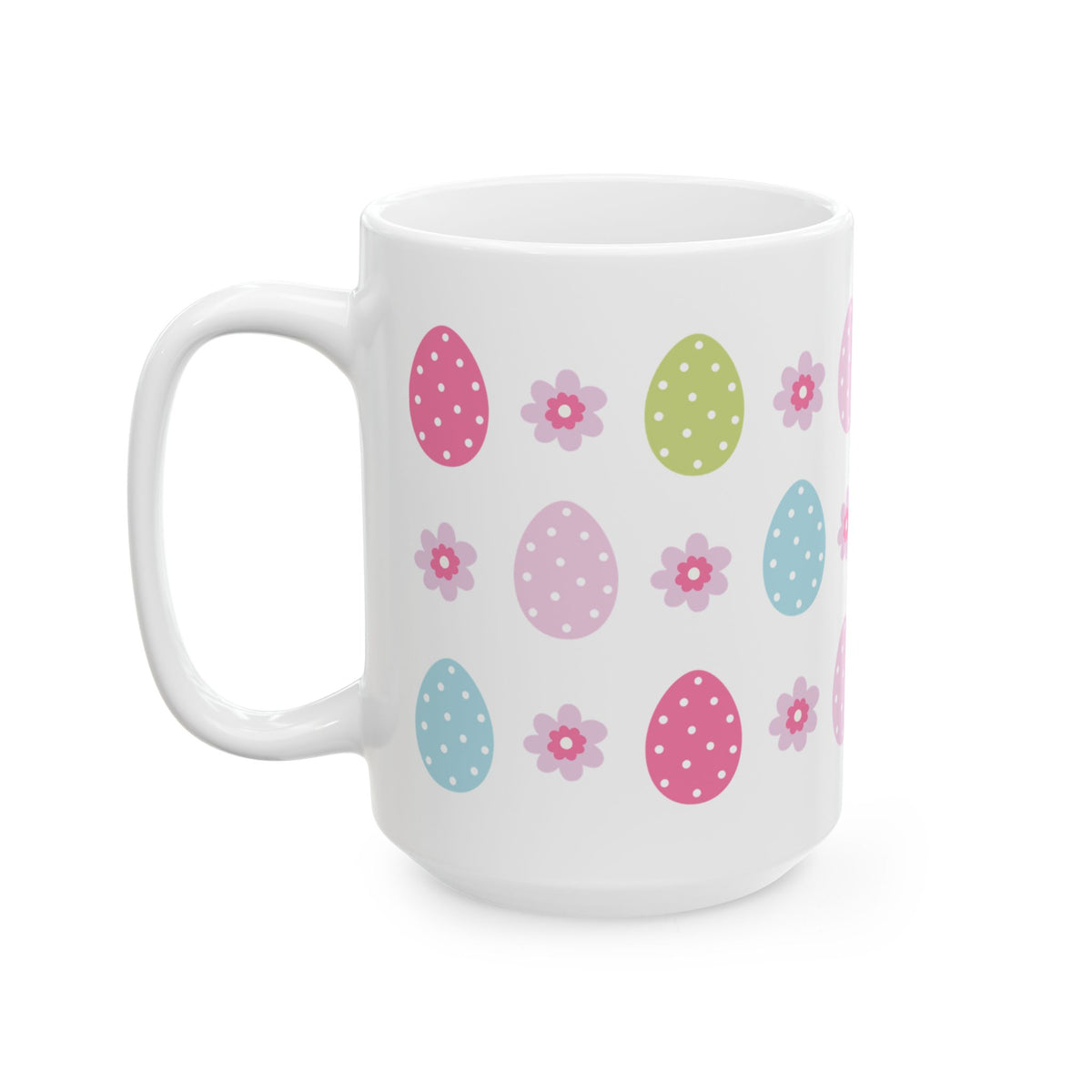 Retro Easter Egg Cute Ceramic Mug Coffee Cup (11oz & 15oz)