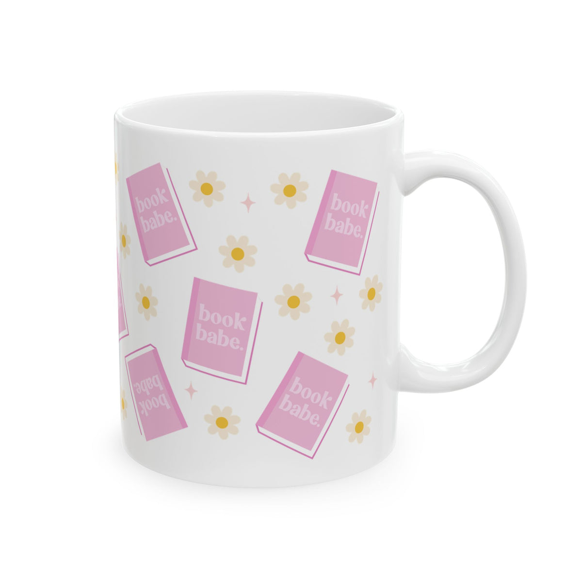 Book Babe Cute Ceramic Mug Coffee Cup (11oz & 15oz) - Sydney So Sweet