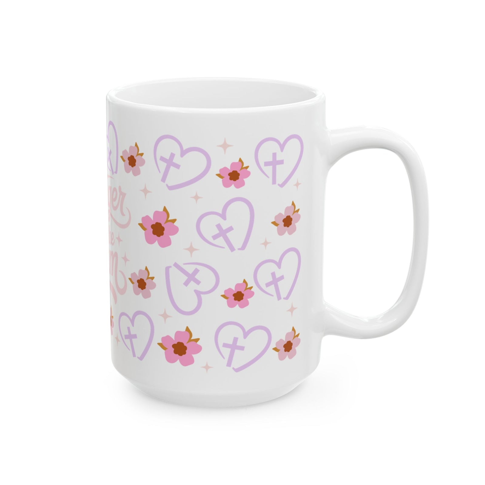 Stronger Than the Storm Cute Ceramic Mug Coffee Cup (11oz & 15oz)