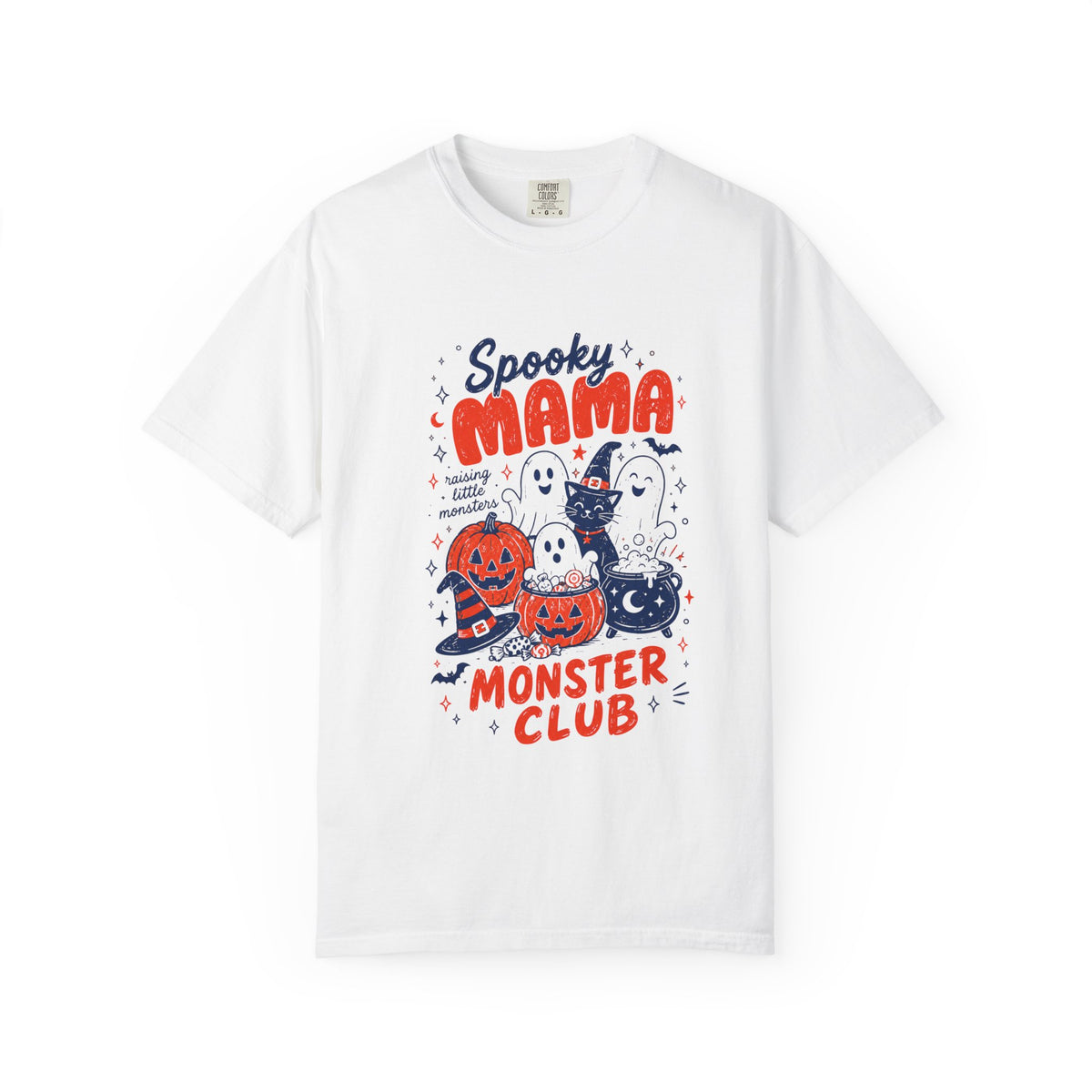 Spooky Mama Monster Club T-Shirt Cute Mom Halloween Tee