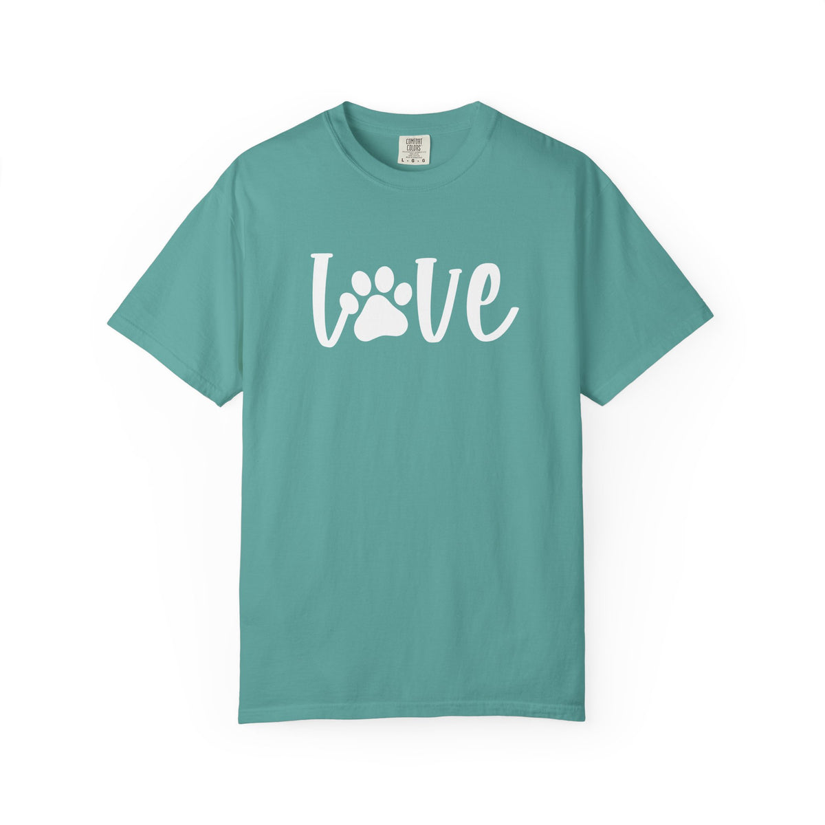 Love Paw T-Shirt Valentine's Day Cute Pet Lover Graphic Unisex Short Sleeve Tee