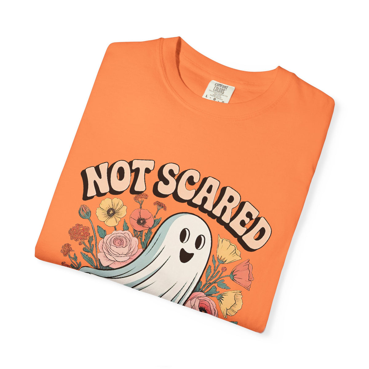 Not Scared Holy Ghost T-Shirt Christian Halloween Graphic Tee