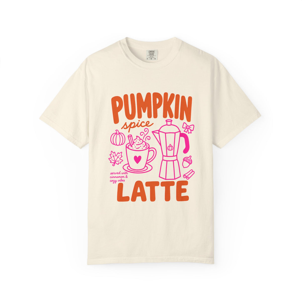 Pumpkin Spice Latte T‑Shirt Retro Fall Coffee Graphic Tee