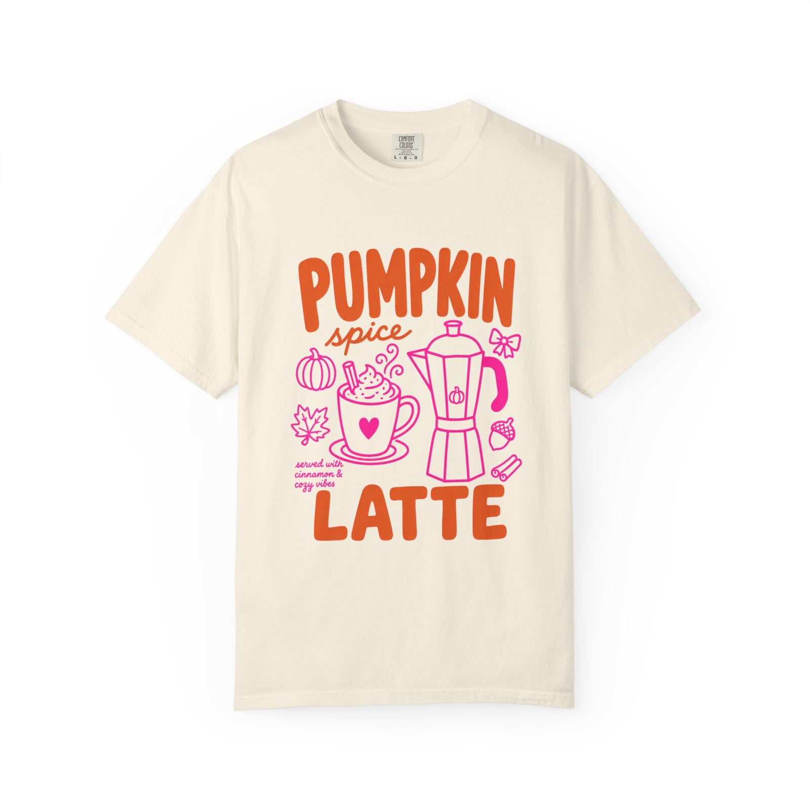 Pumpkin Spice Latte T‑Shirt Retro Fall Coffee Graphic Tee