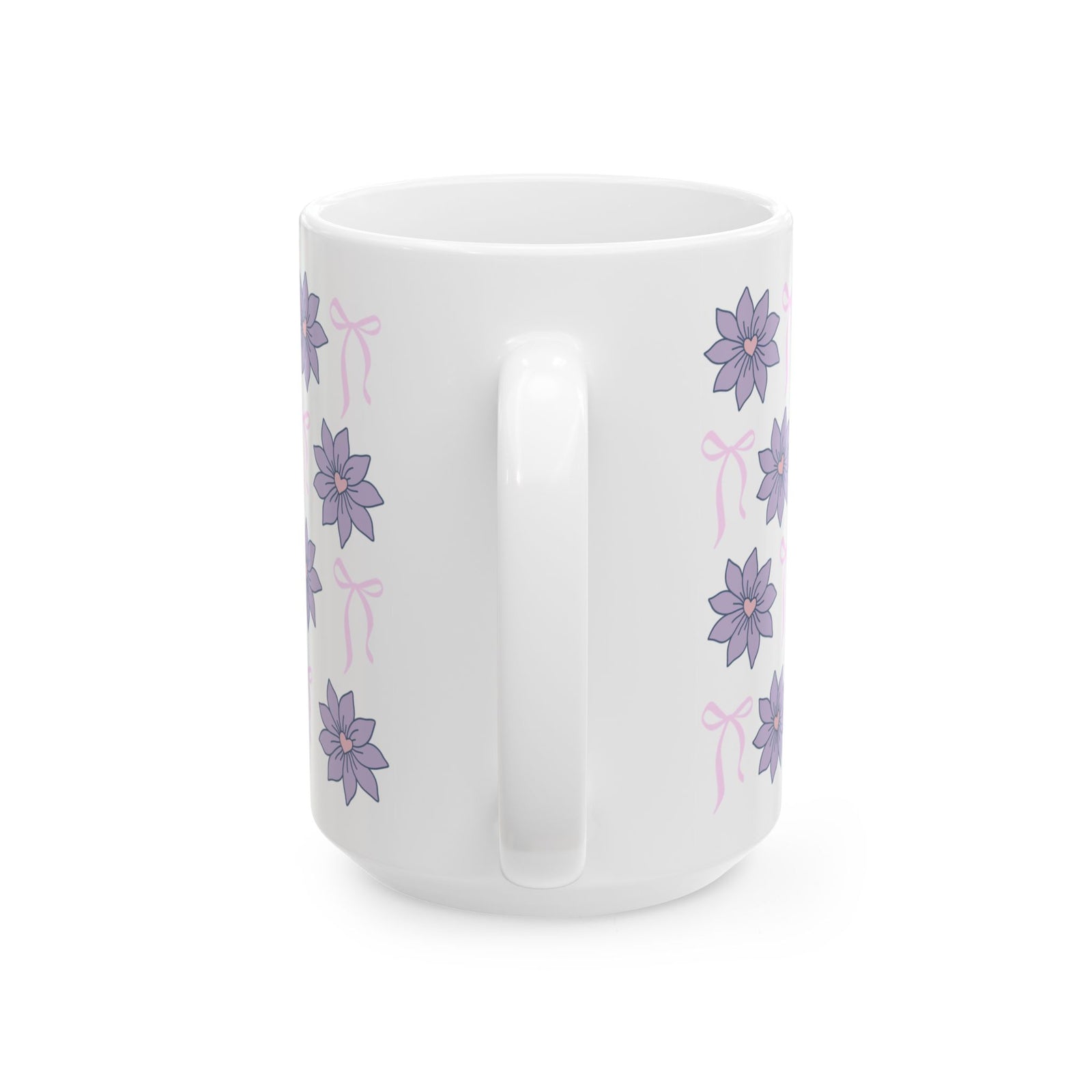 Fueled by Iced Coffee and Jesus Cute Ceramic Mug Coffee Cup (11oz & 15oz)