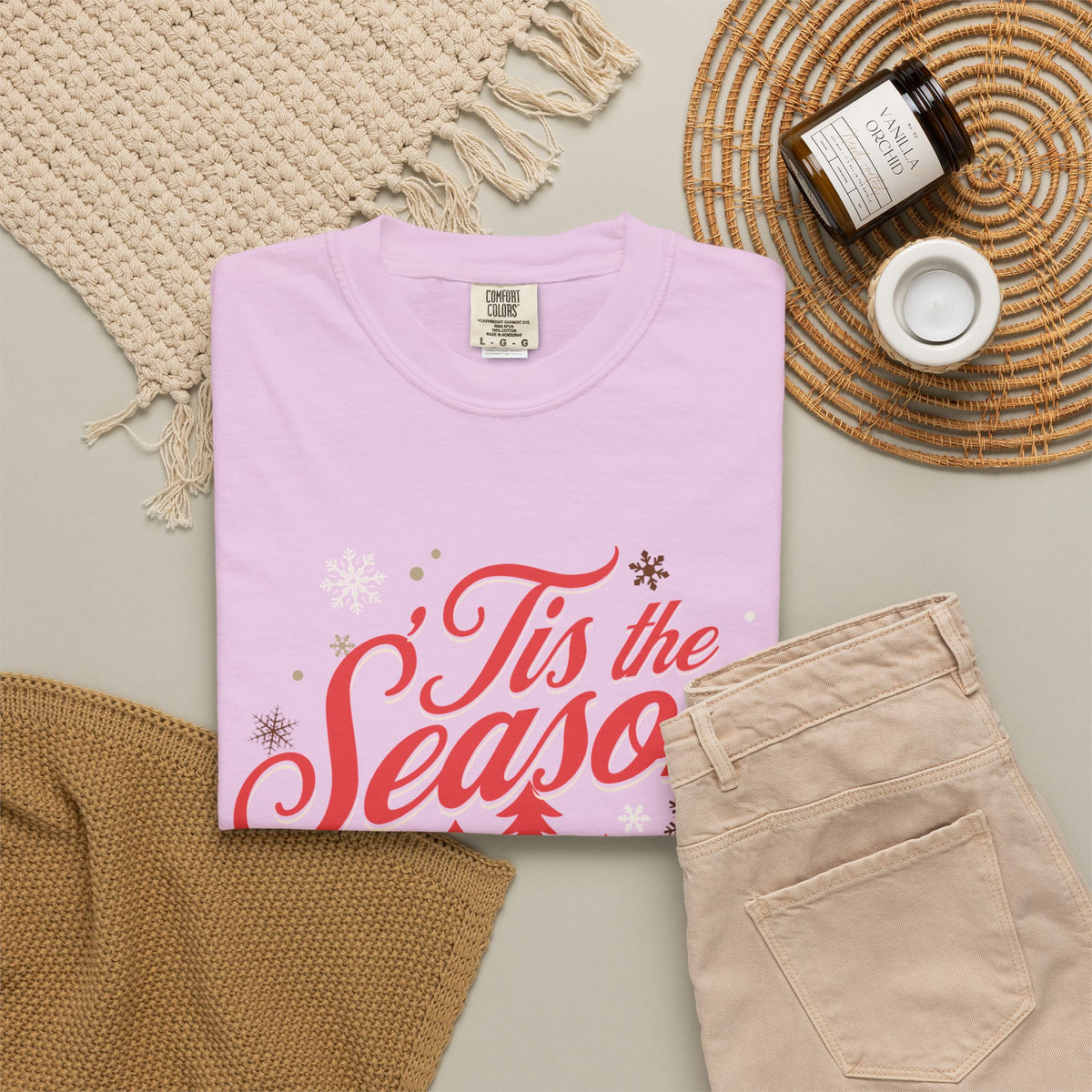 Tis the Season to Celebrate Jesus Christmas T-Shirt Christian Graphic Tee