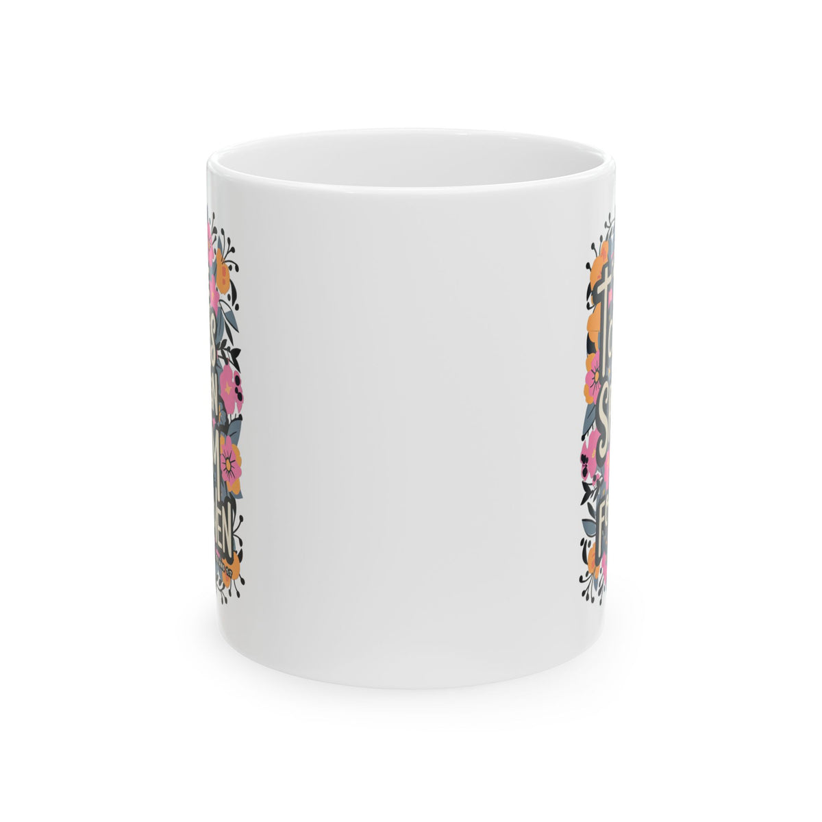 The Cross has Spoken I am Forgiven Ceramic Mug Coffee Cup (11oz & 15oz)