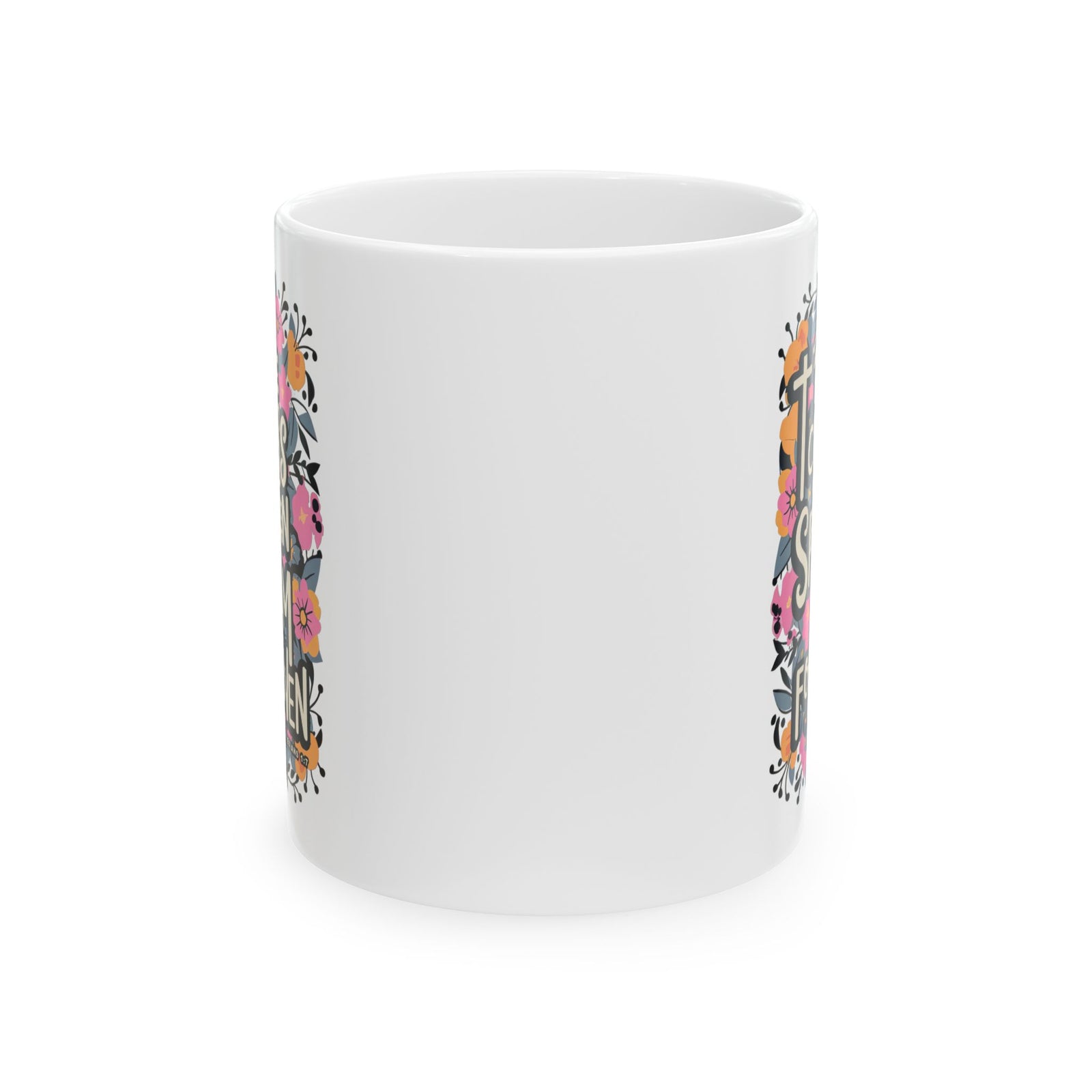 The Cross has Spoken I am Forgiven Ceramic Mug Coffee Cup (11oz & 15oz)