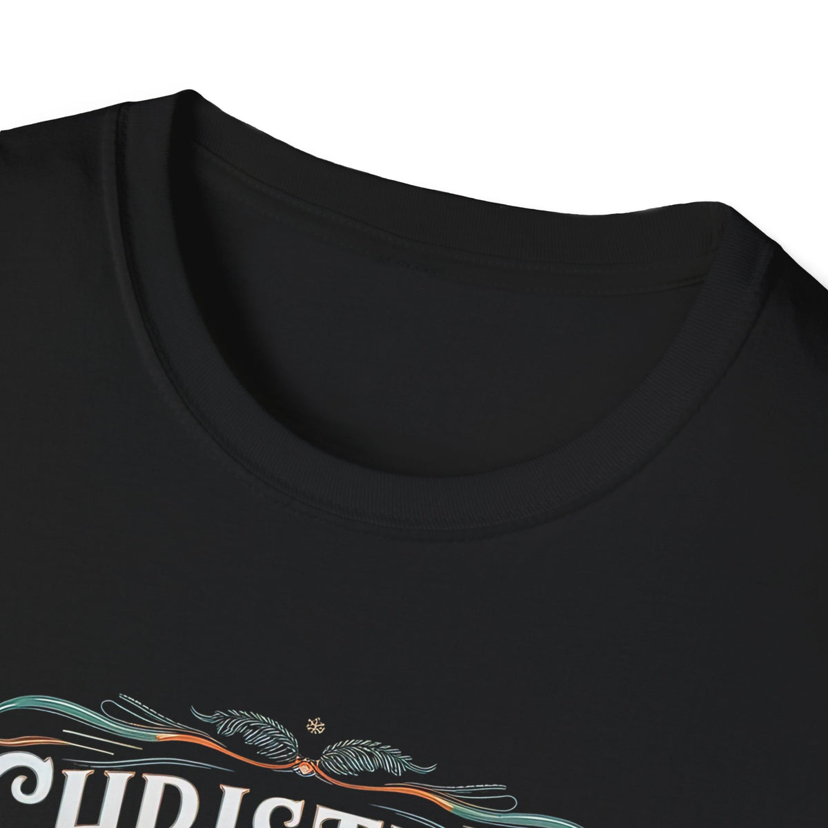 Christmas Blessings Ice Skating Tee Nostalgic Graphic T-Shirt
