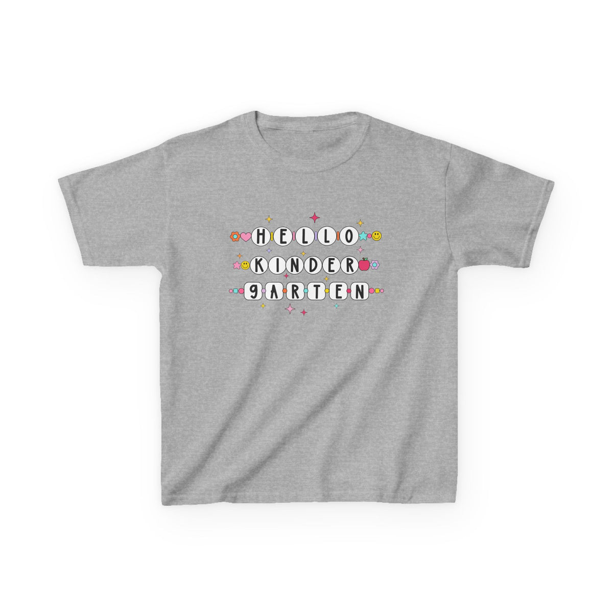 Friendship Bracelets Hello Kindergarten Kids Tee Cute Grade K Back to School T-Shirt