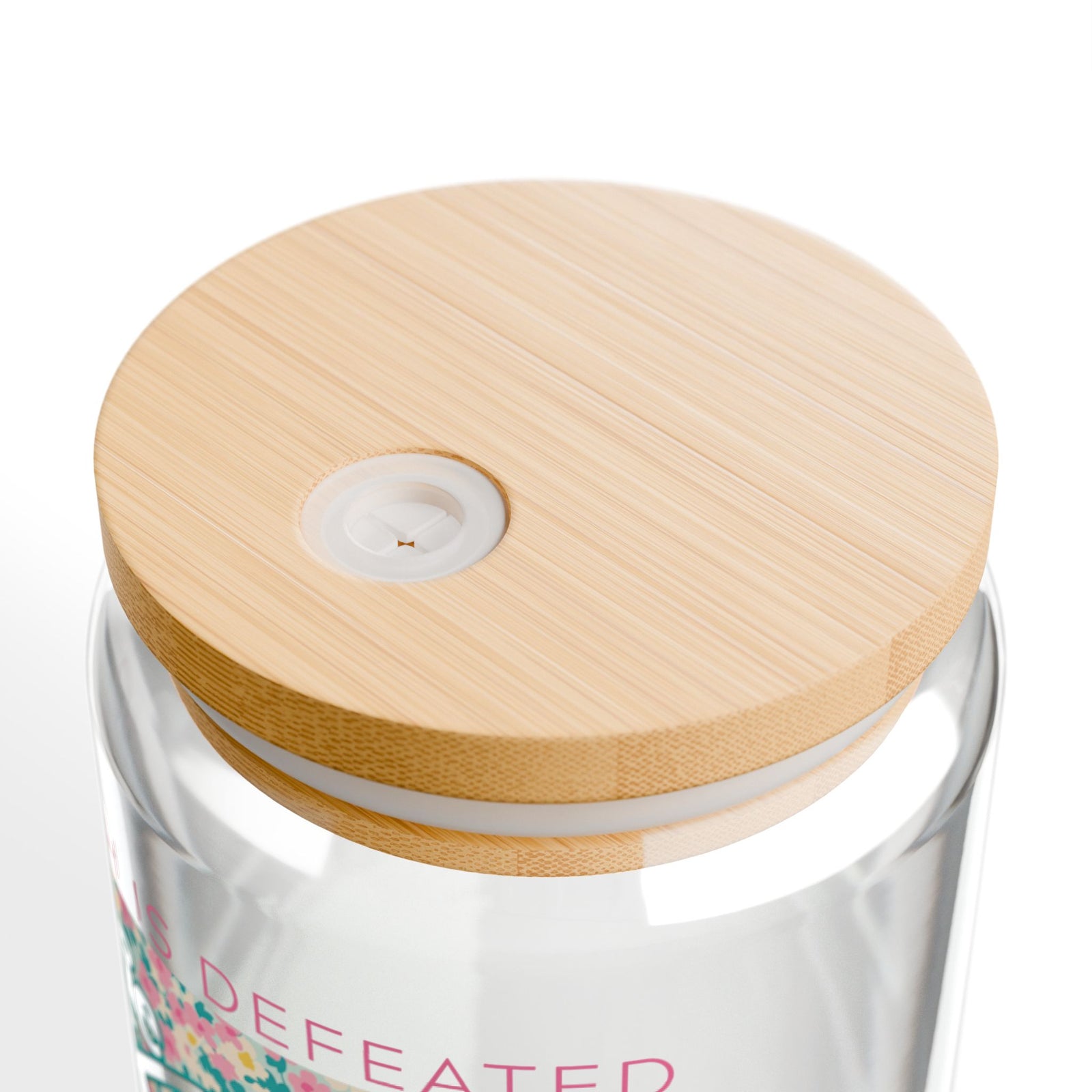 The King Is Alive Christian Sipper Glass 16oz Reusable Drink Jar with Lid & Straw