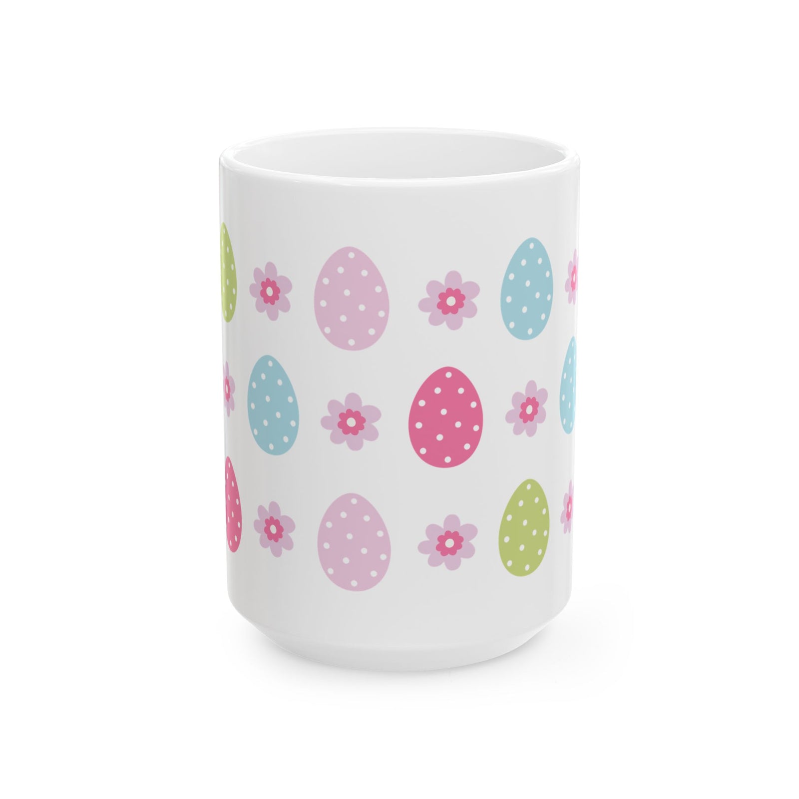 Retro Easter Egg Cute Ceramic Mug Coffee Cup (11oz & 15oz)